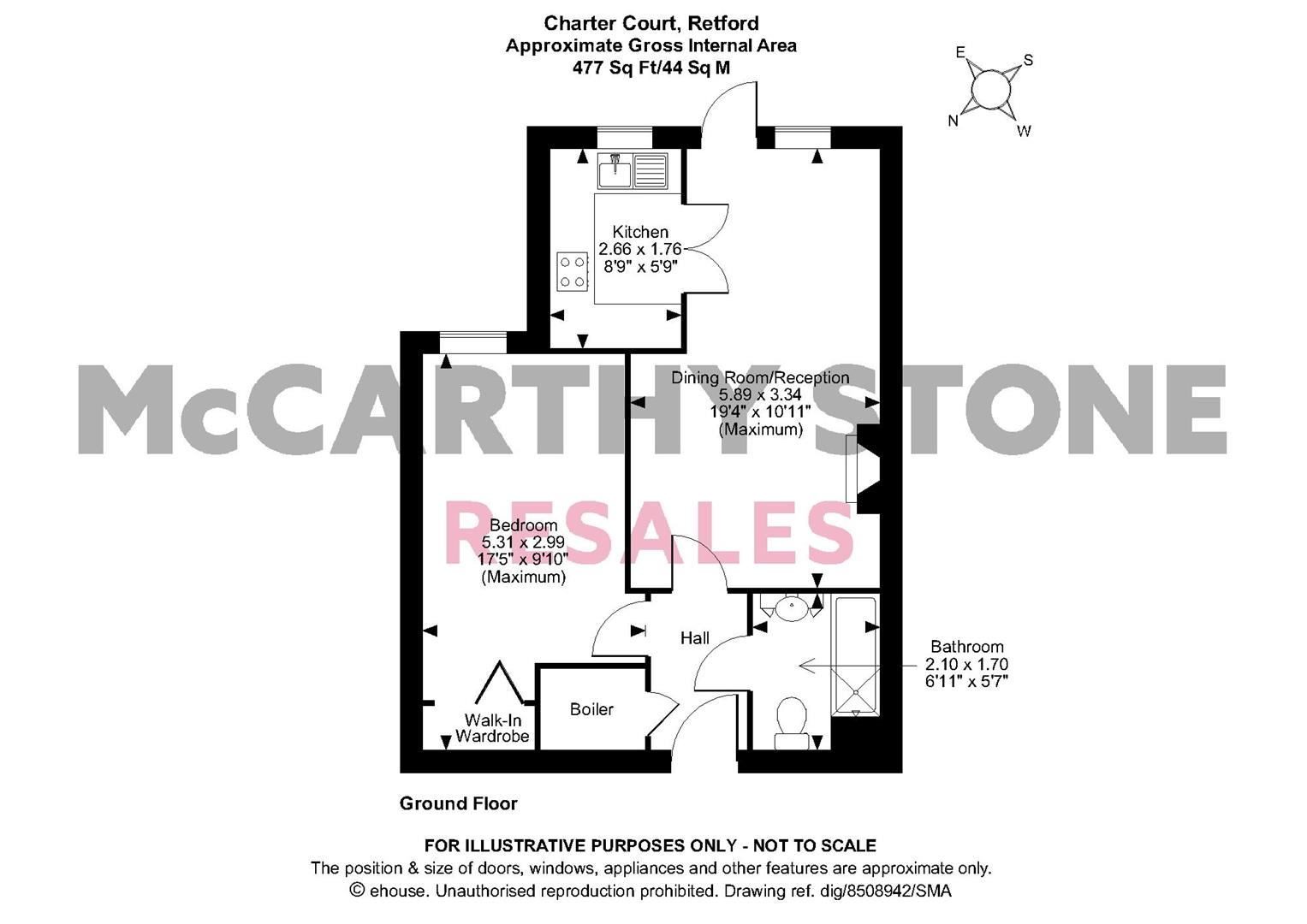 20 Charter Court, North Road, Retford floorplan