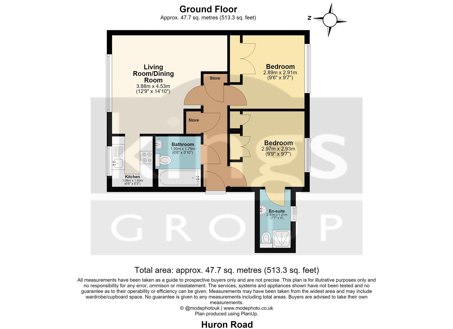 71, Huron Road, Broxbourne floorplan