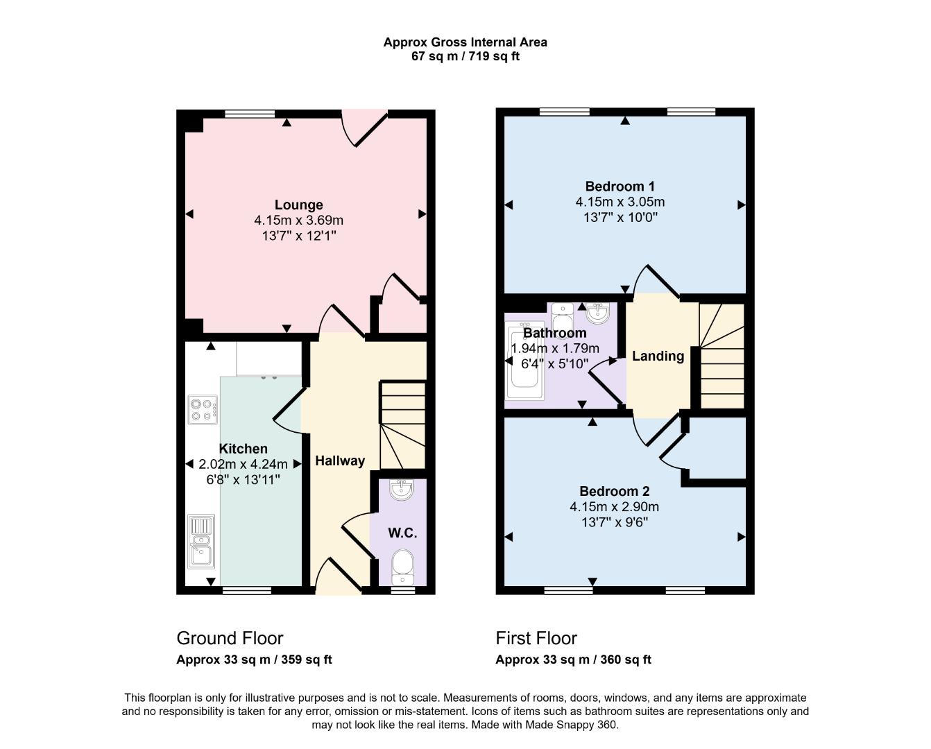 32, Thrup Way, Northampton floorplan