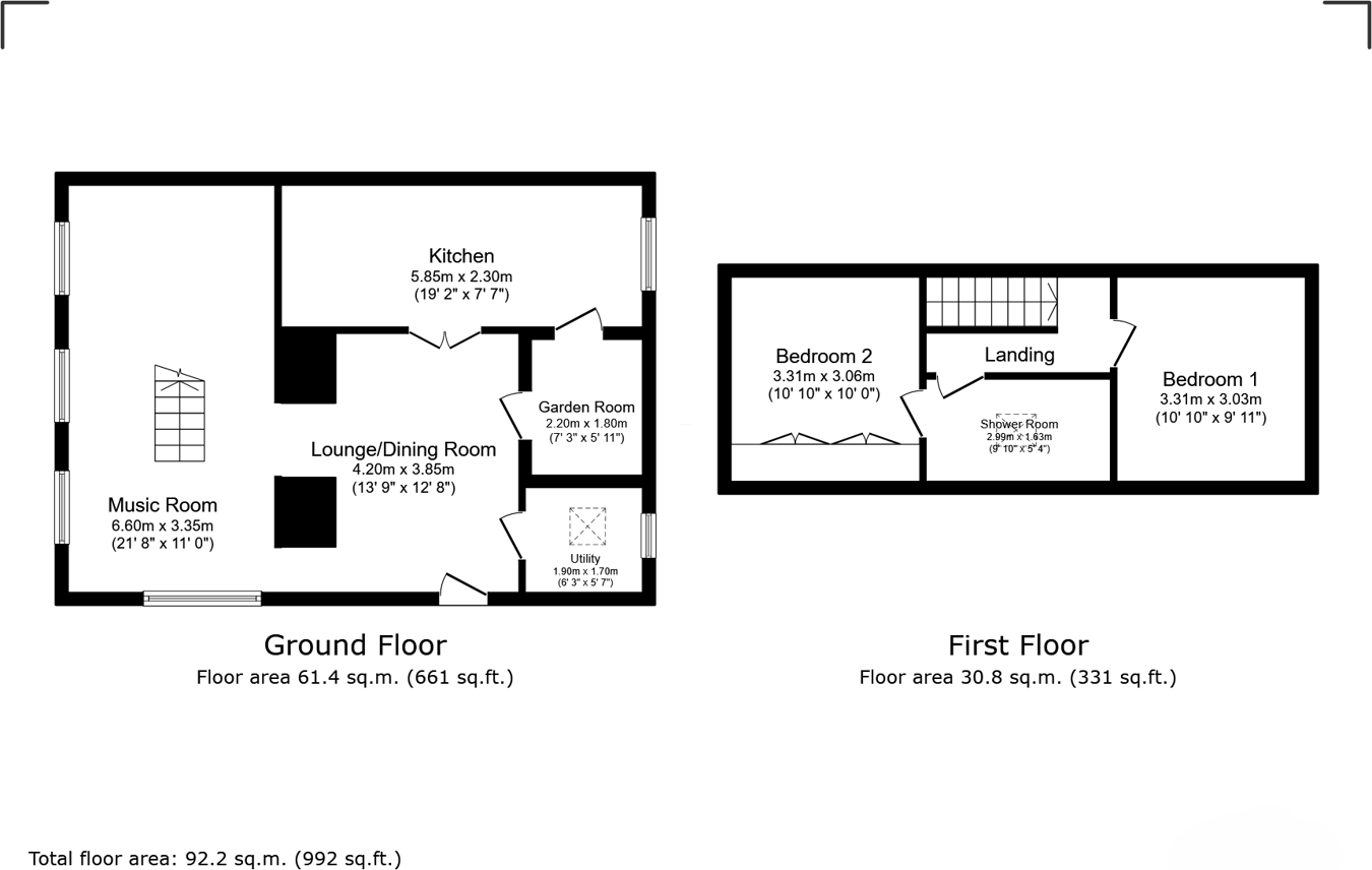Christian Hall, Little Hallam Lane, Ilkeston floorplan