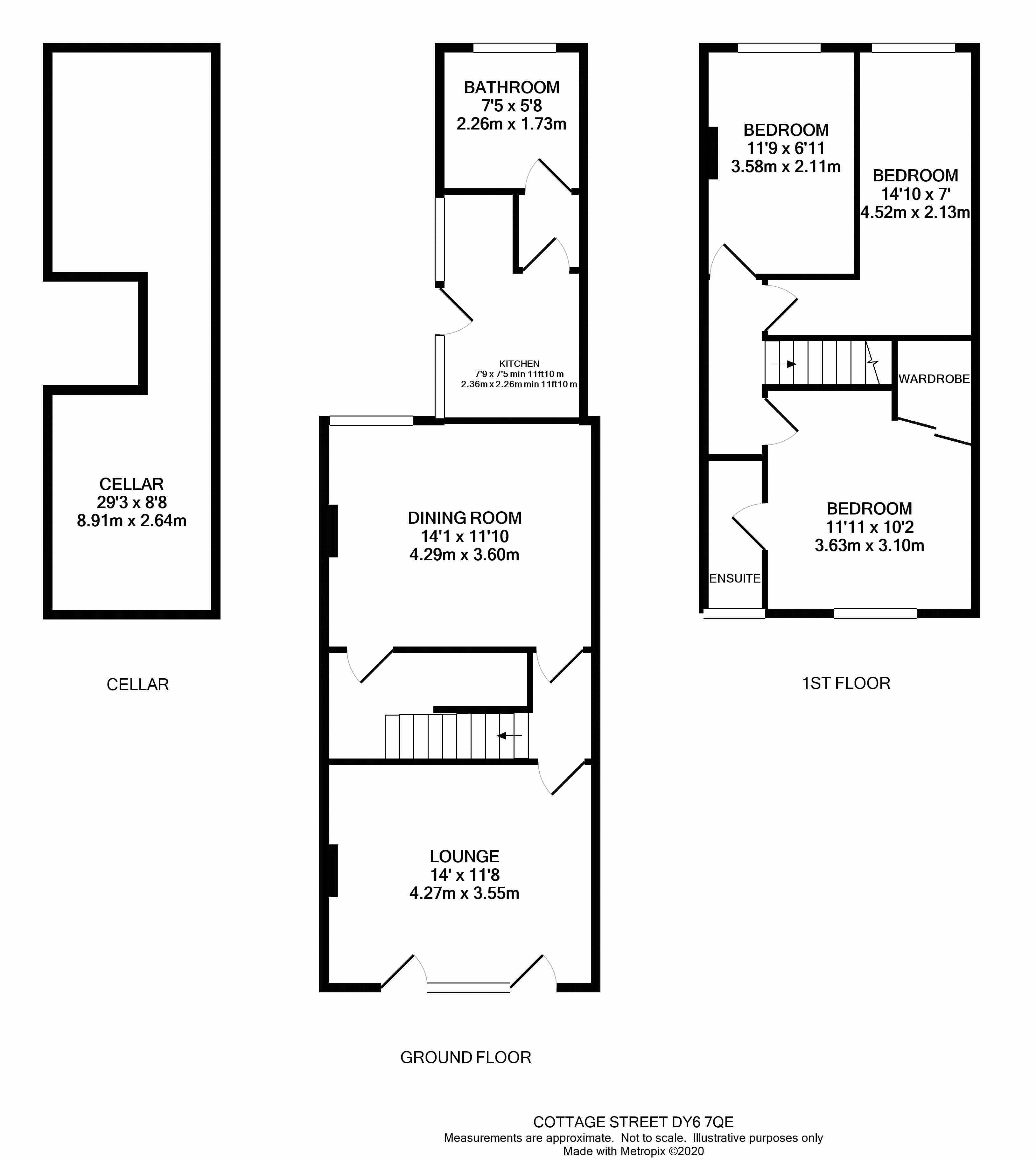 Cottage Street, Kingswinford DY6, 3 bedroom semidetached house for