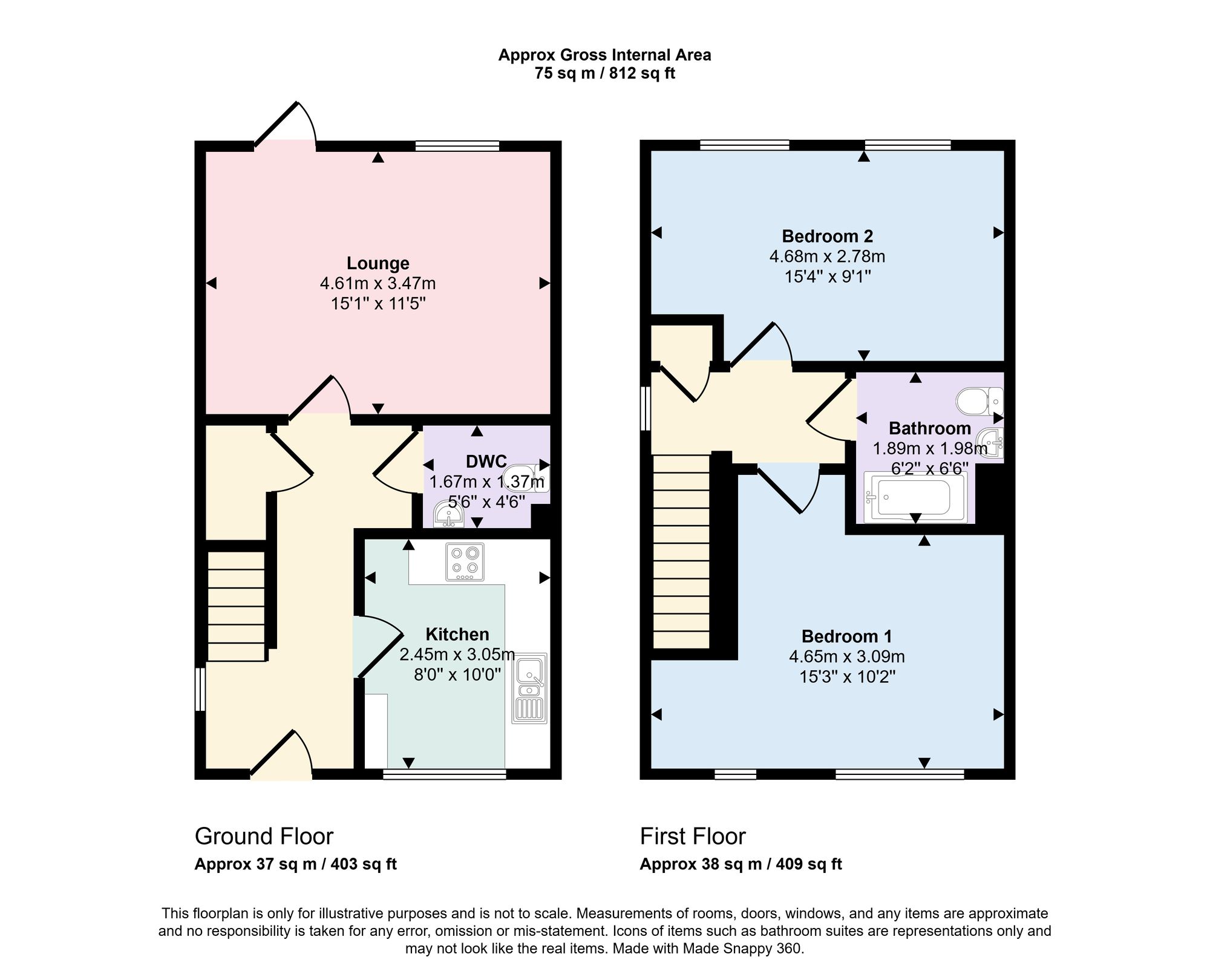 17 Hawthorn Grove, Southampton floorplan
