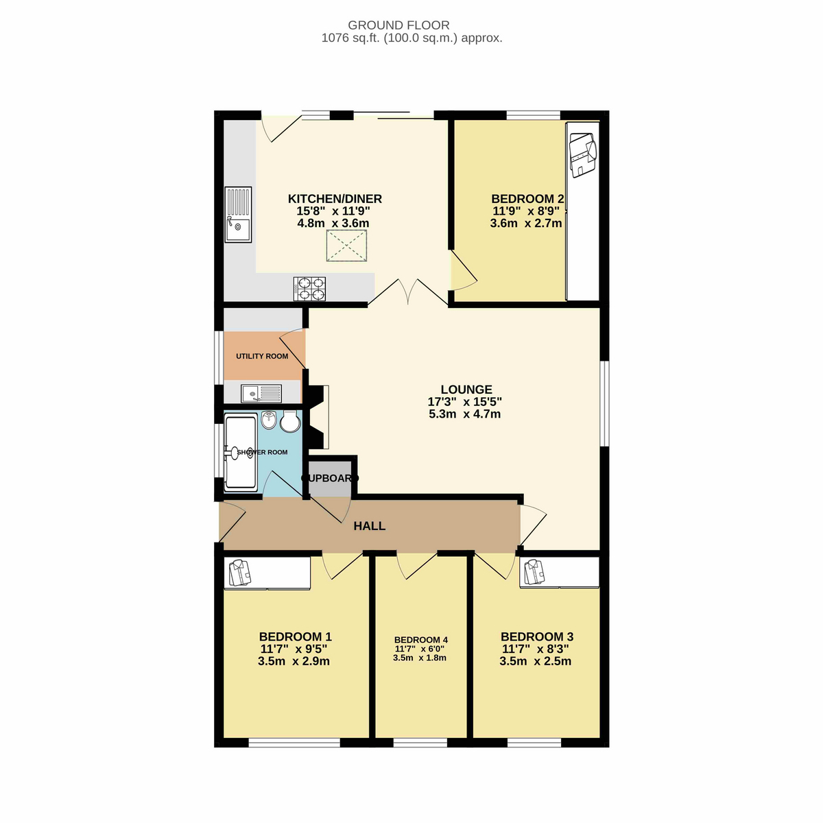 17, Maun Green, Newark floorplan