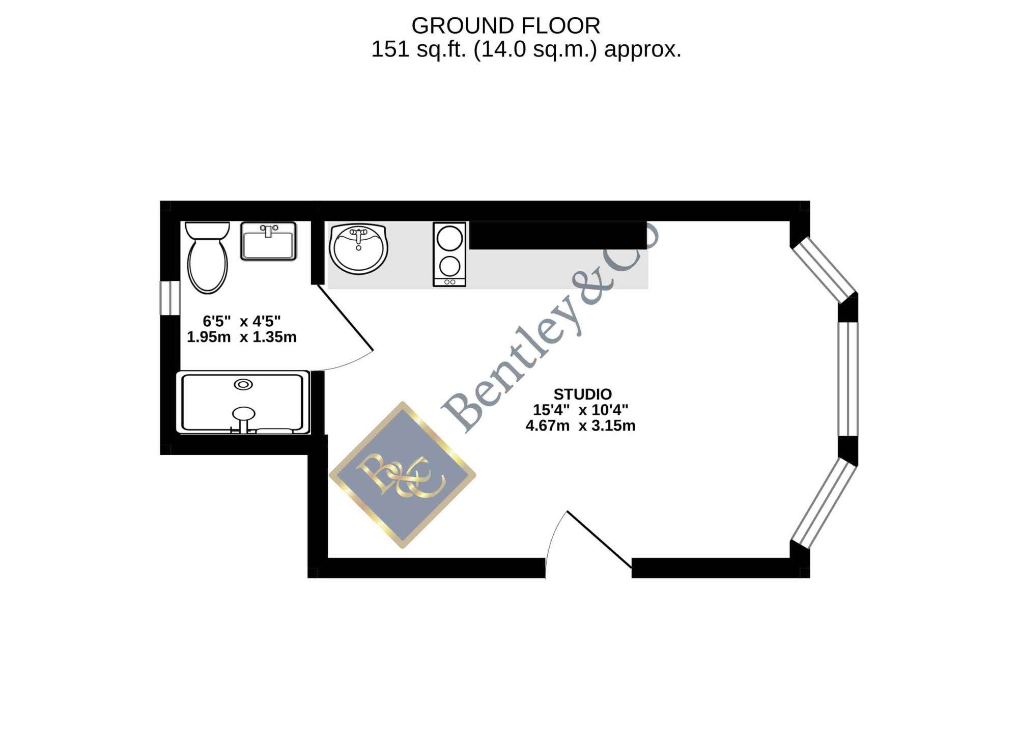 Agar Grove, London floorplan