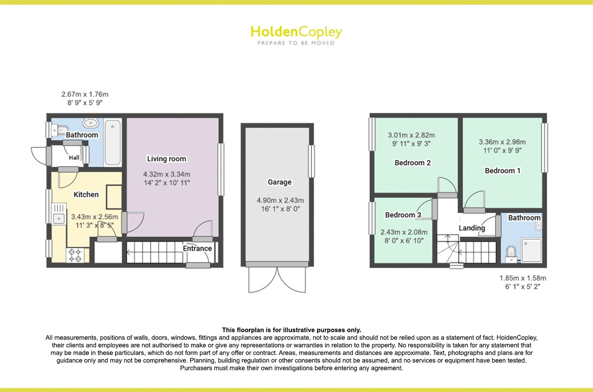 9 Paignton Close, Nottingham floorplan