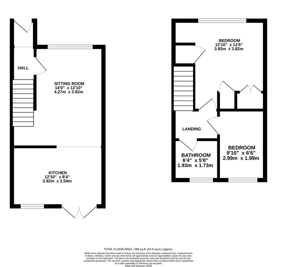 19, Drake Road, Ashford floorplan