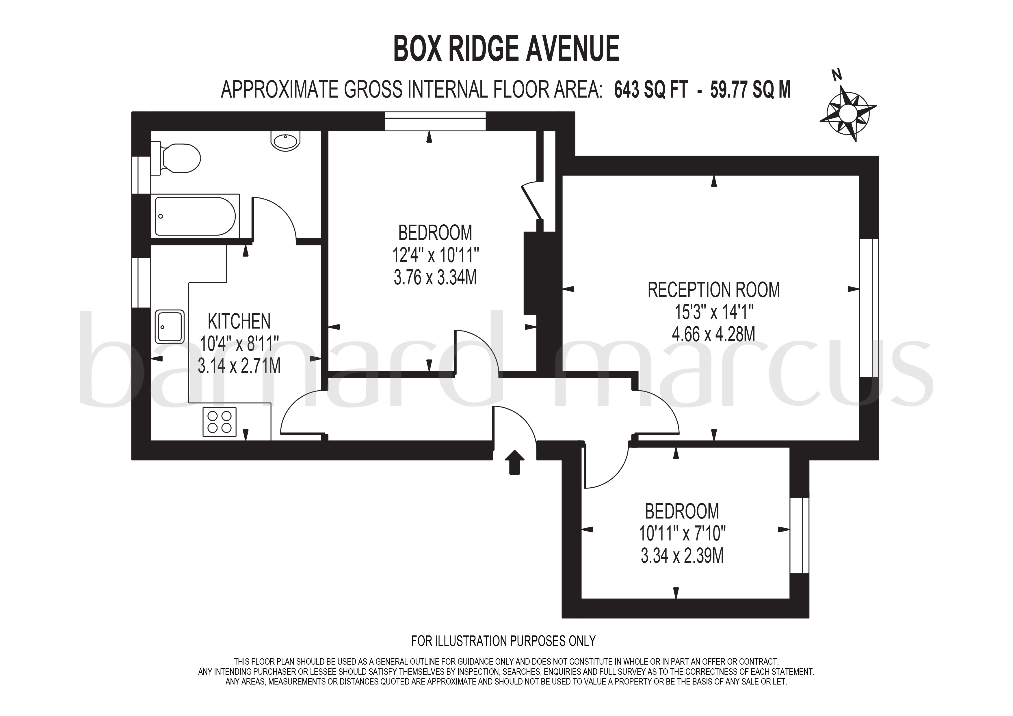Box Ridge Avenue, Purley CR8, 2 bedroom flat to rent 63446713