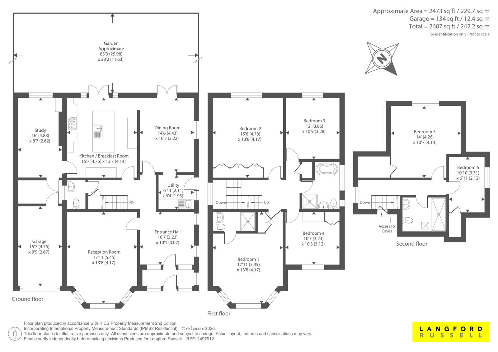3, Oakhill Road, Orpington floorplan