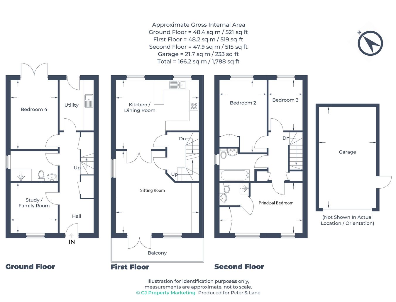 26, Cartwright Close, Huntingdon floorplan