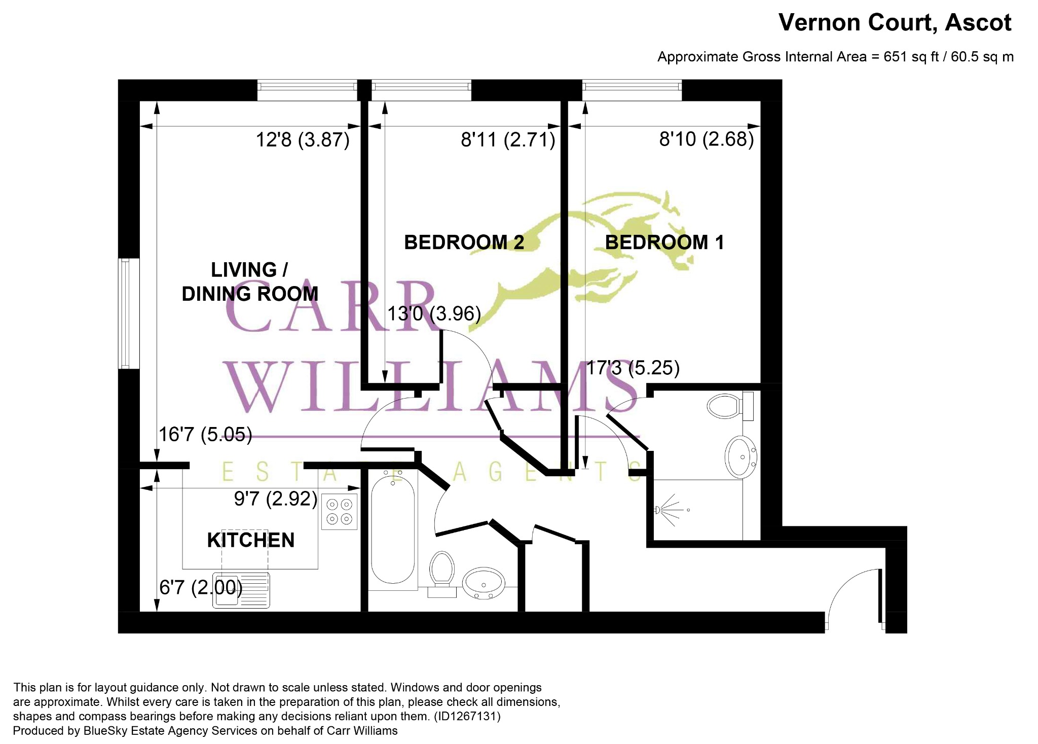 24 Vernon Court, London Road, Ascot floorplan