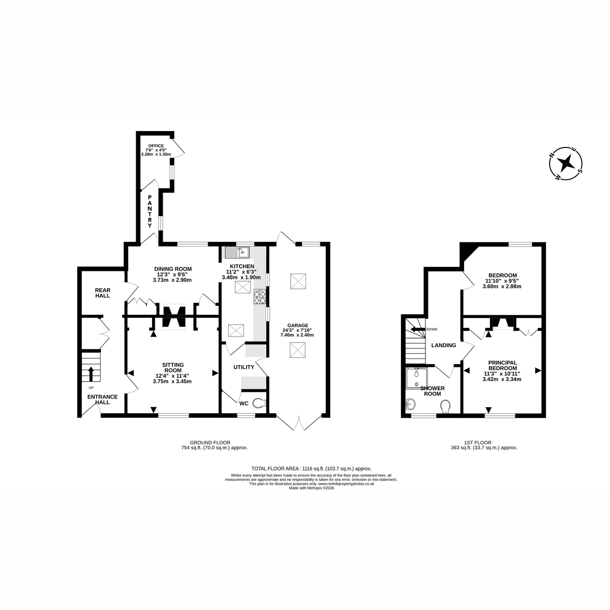 2, Chapel Street, Norwich floorplan