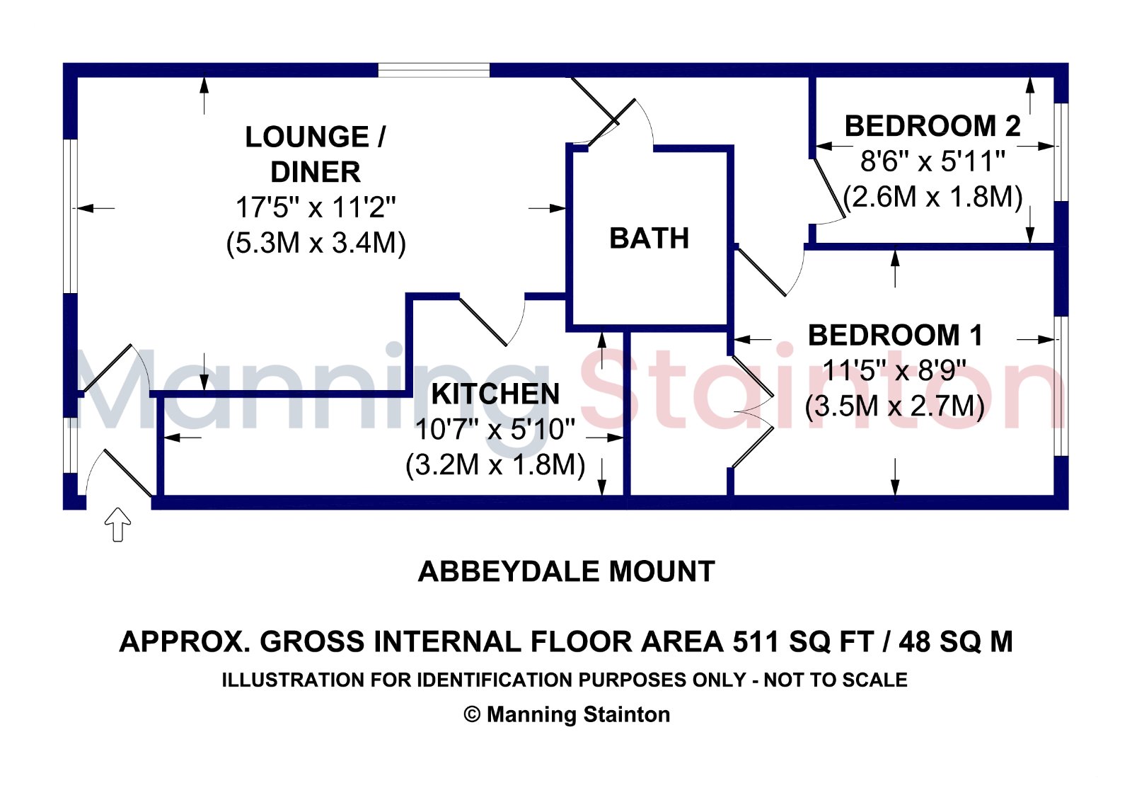 9, Abbeydale Mount, Leeds floorplan