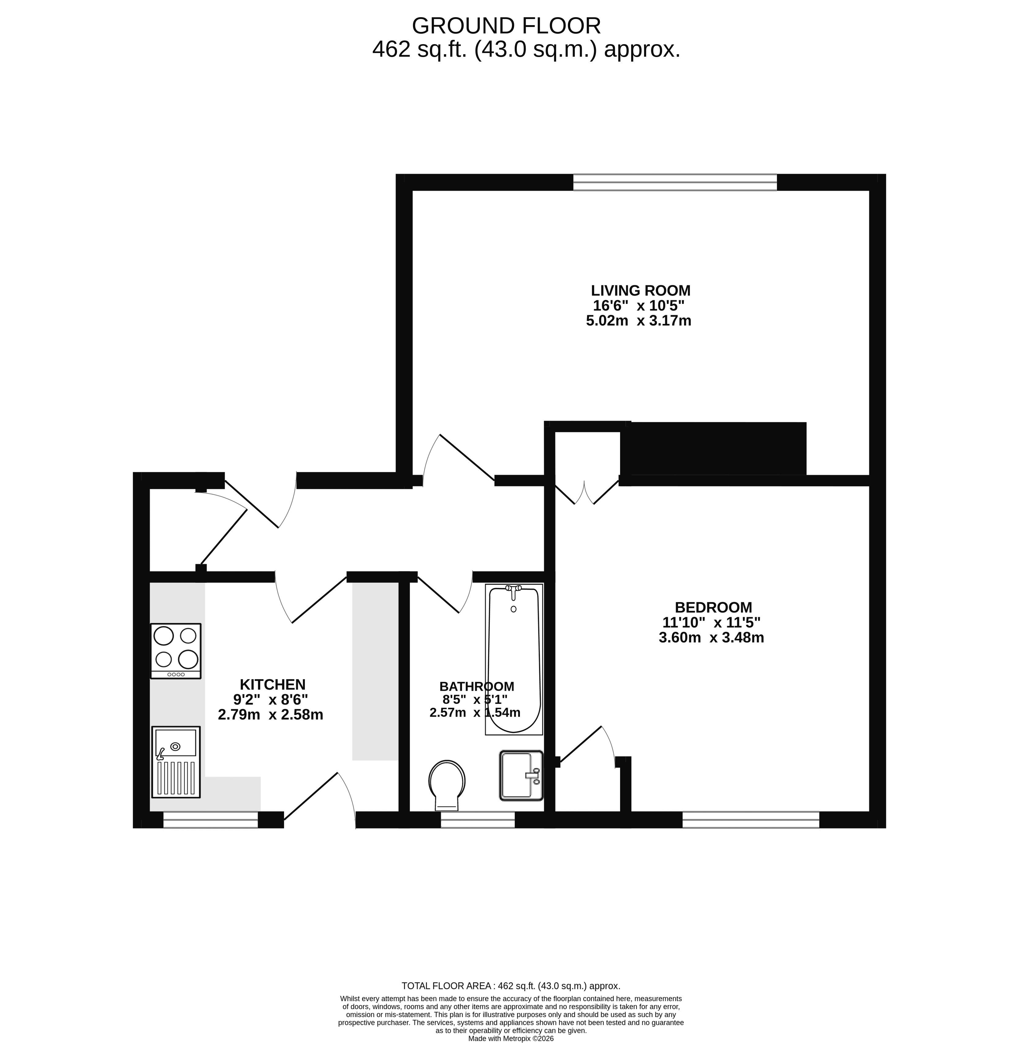 7, Cecilia Place, York floorplan