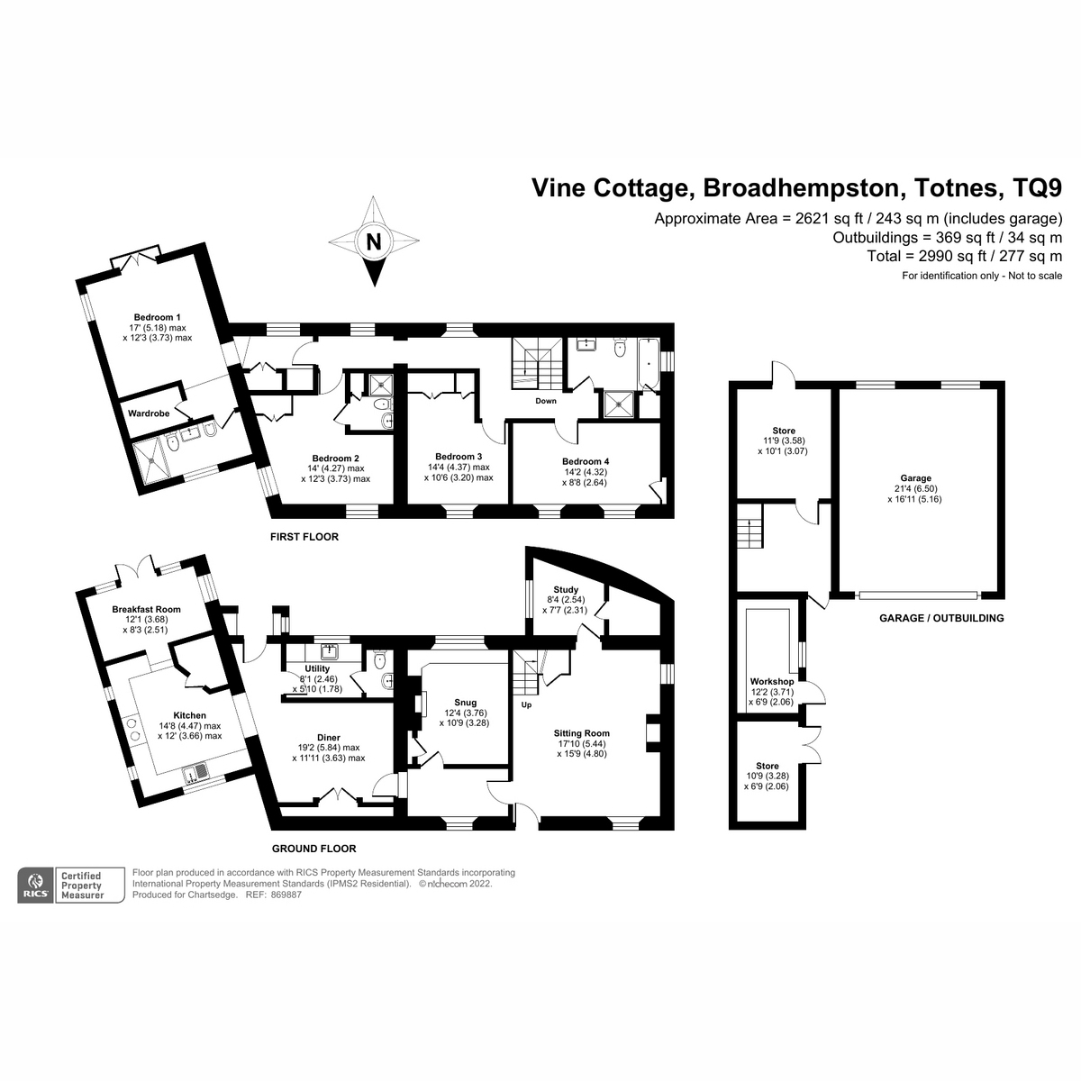 Vine Cottage, Broadhempston, Totnes floorplan