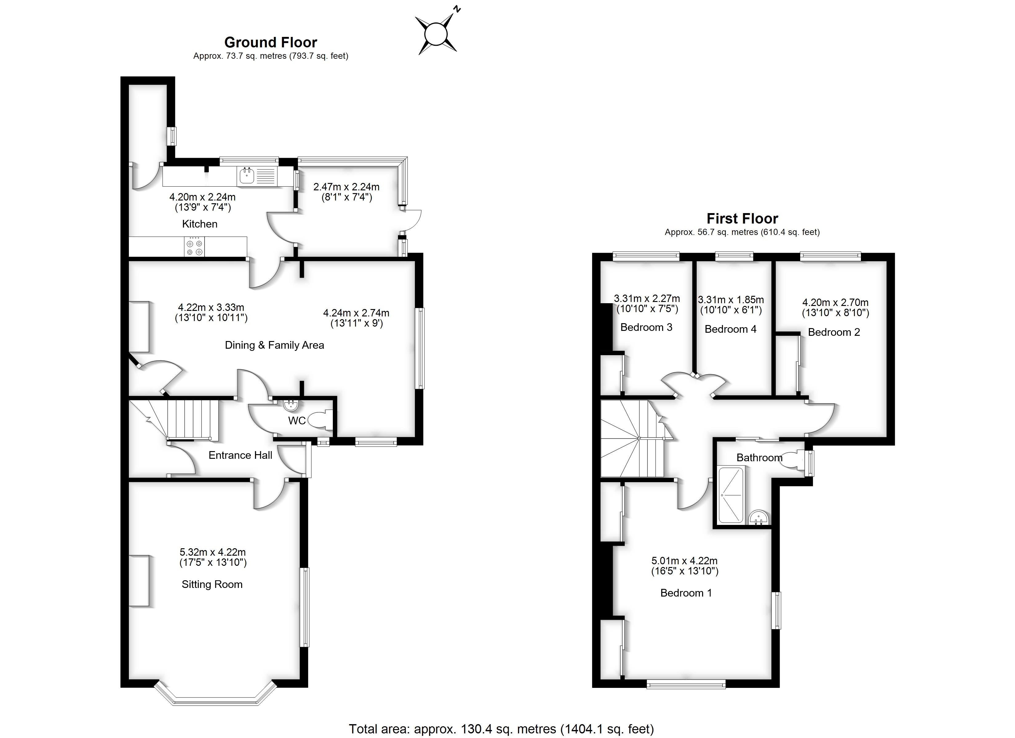 Haresfoot, 15, Turpins Chase, Hertfordshire floorplan