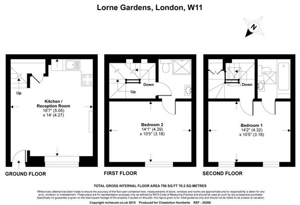 2 Bedrooms  to rent in Lorne Gardens, Holland Park W11