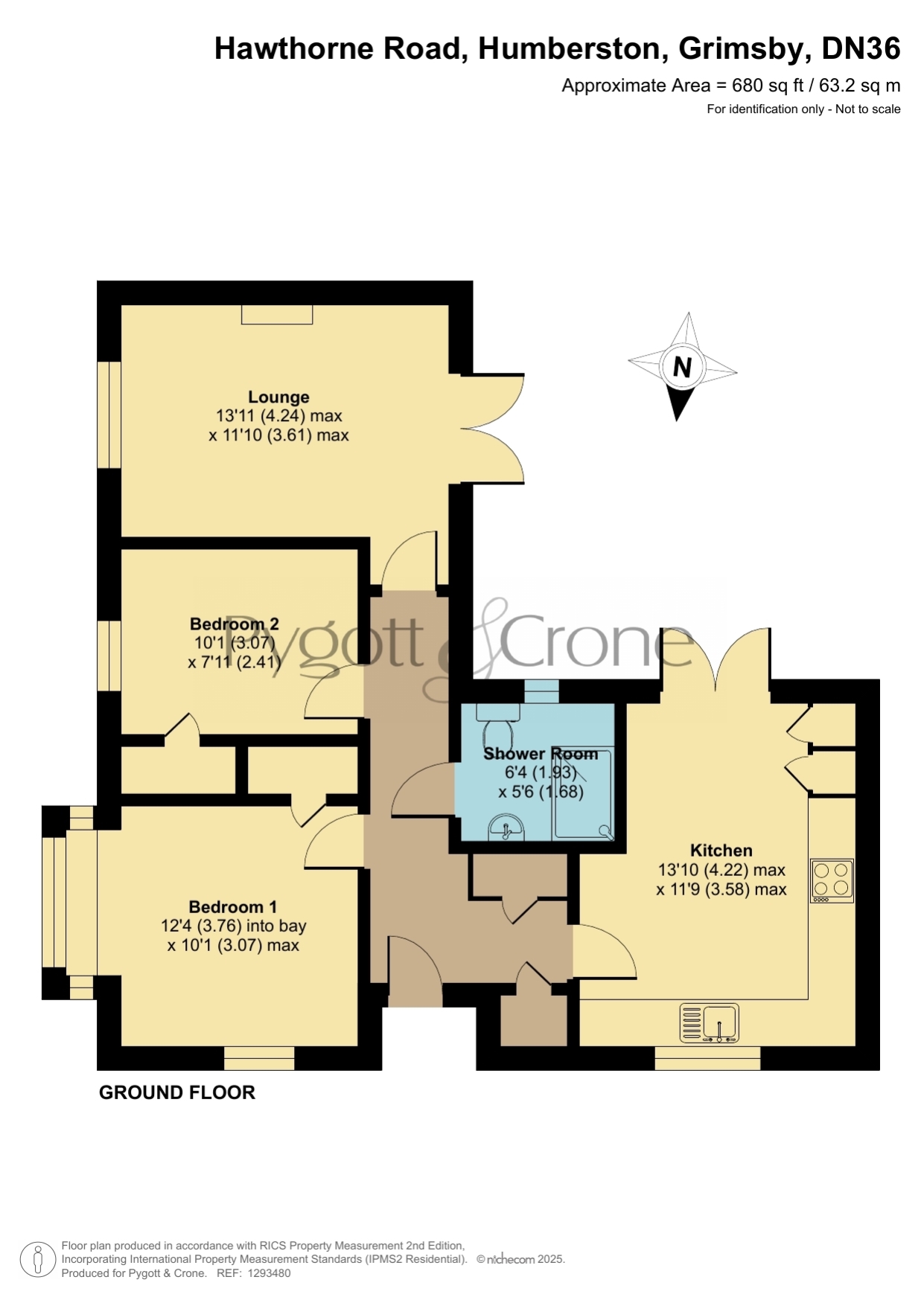 1, Hawthorne Road, Grimsby floorplan