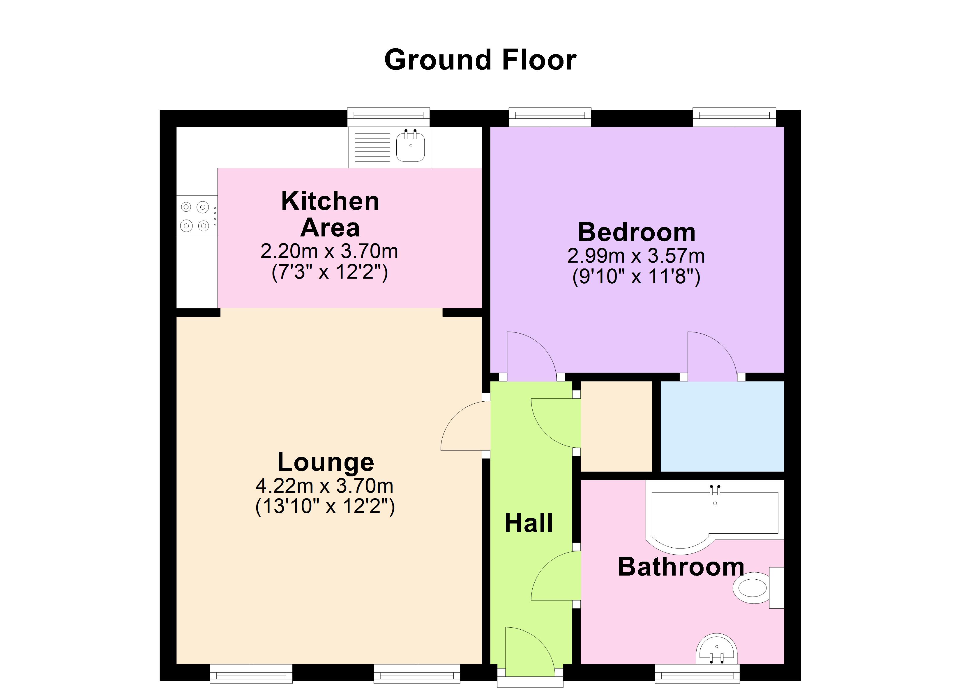 2 Philip Houlden Court, Dagless Way, March floorplan