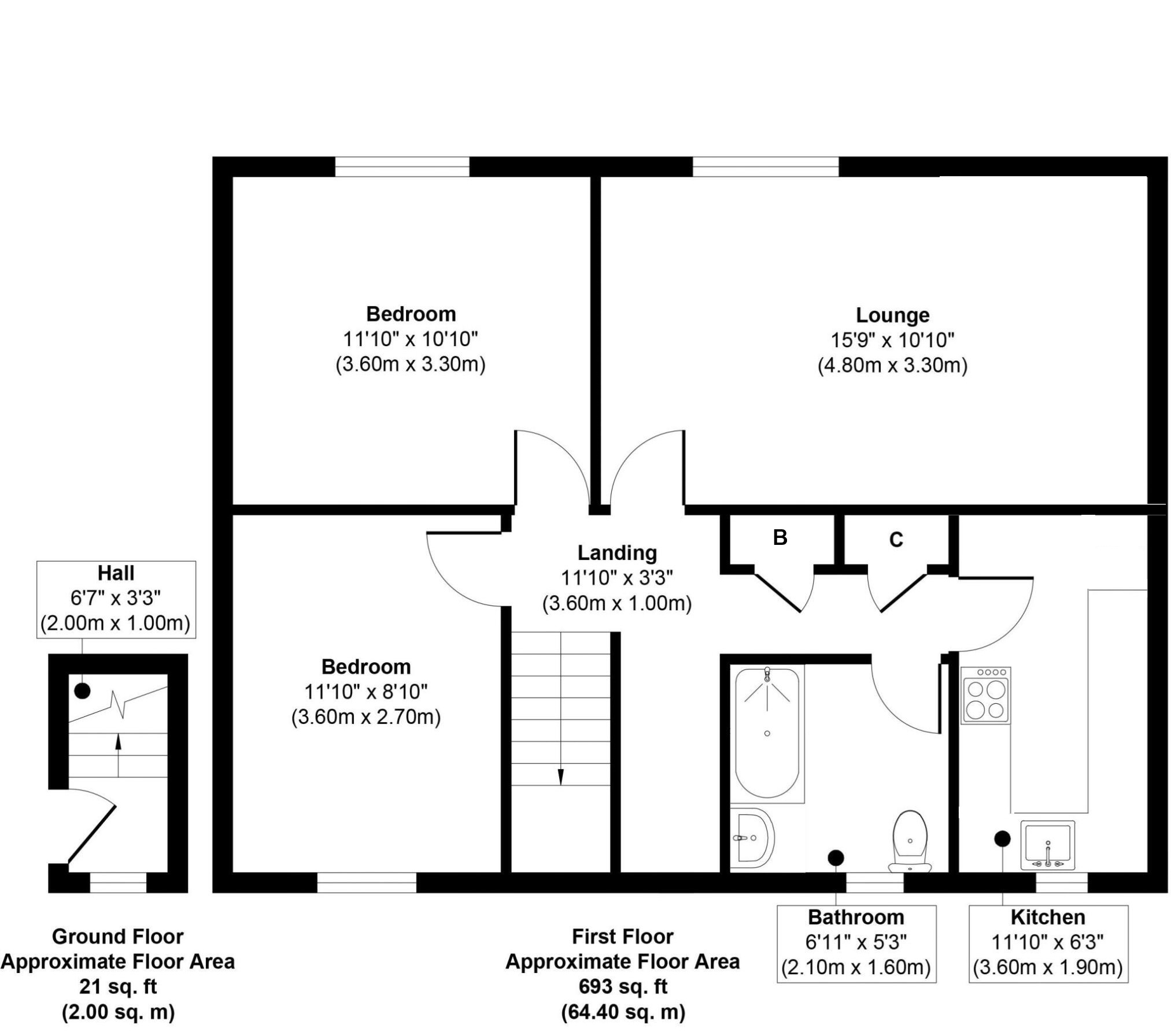 Lucerne Close, Nottingham floorplan