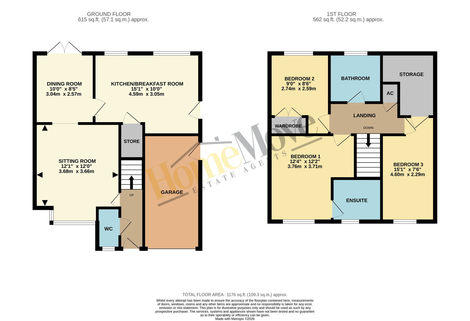 1, Beacon Court, Northampton floorplan