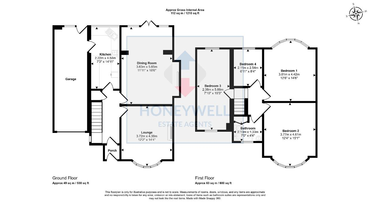 1, Mitton Road, Whalley Road floorplan