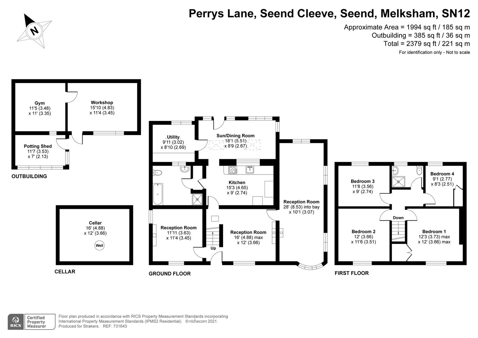 2, Perrys Lane, Seend Cleeve floorplan