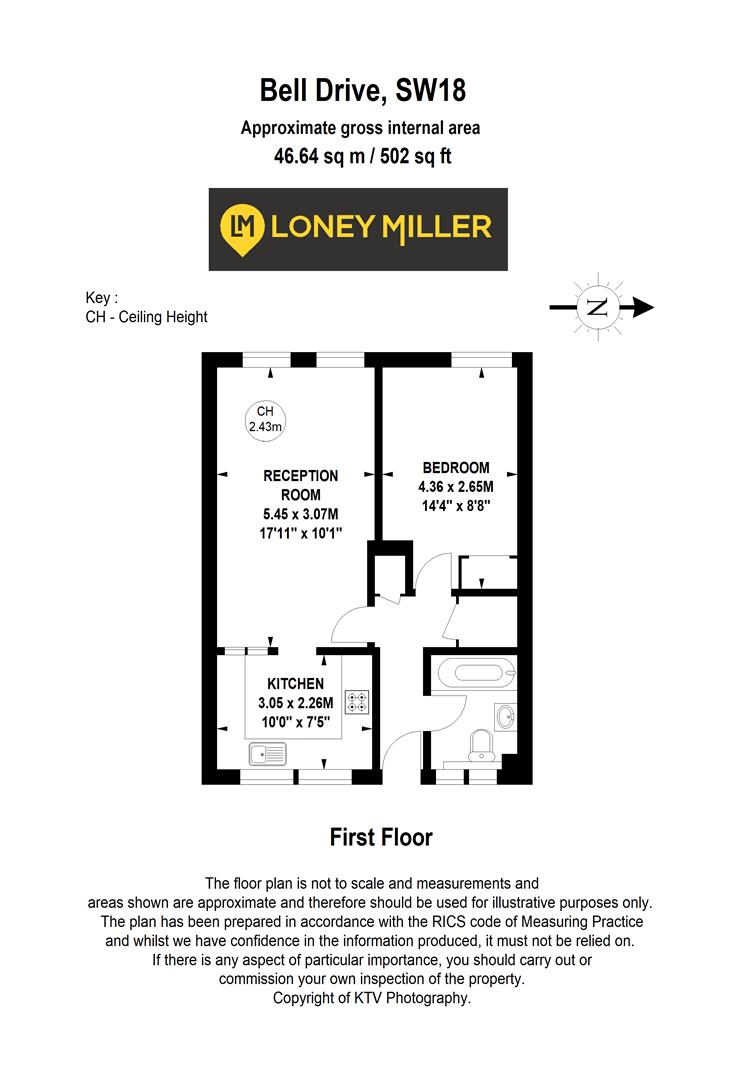 Bell Drive, London floorplan