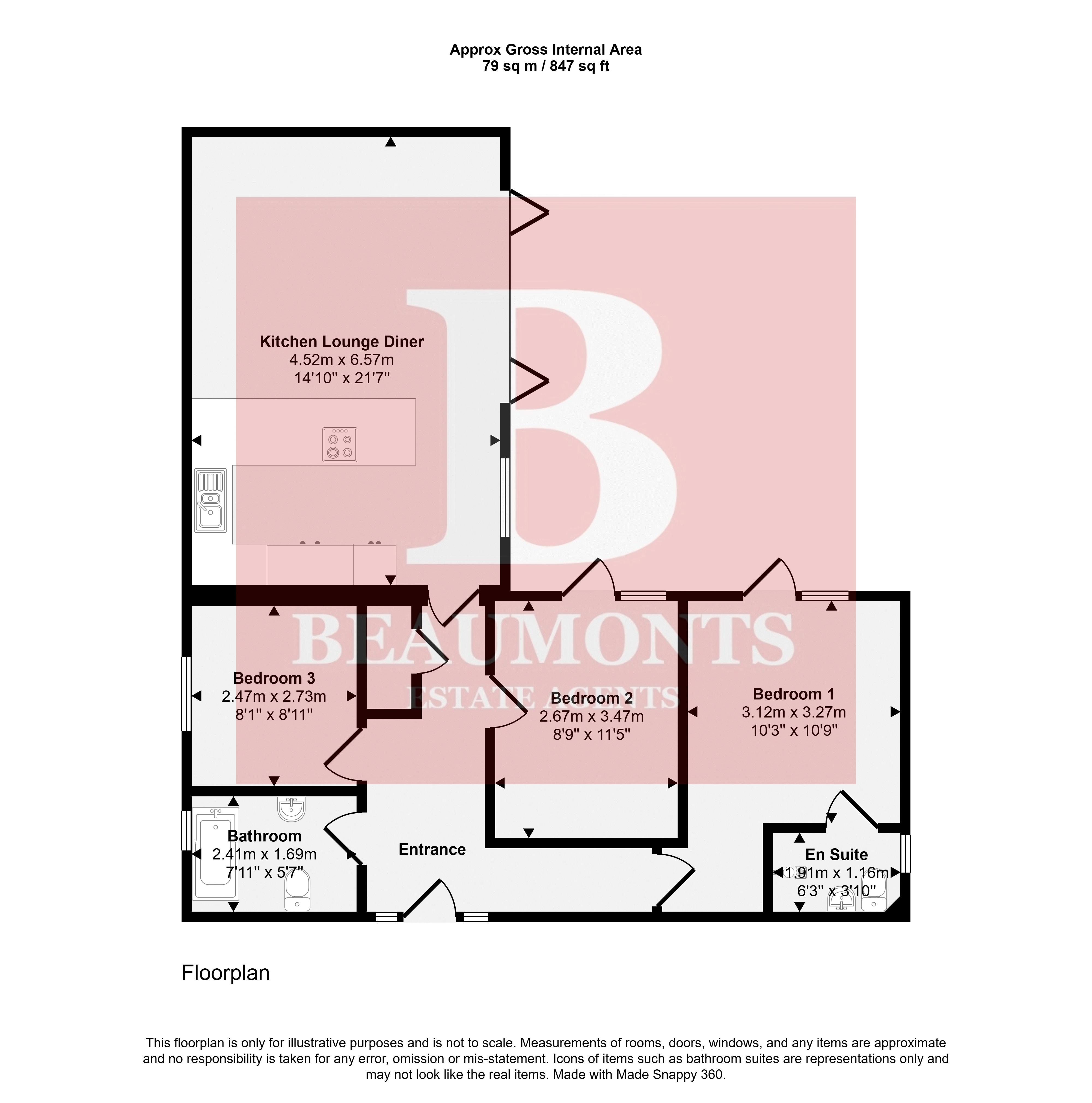 70a, Mile Oak Road, Brighton floorplan