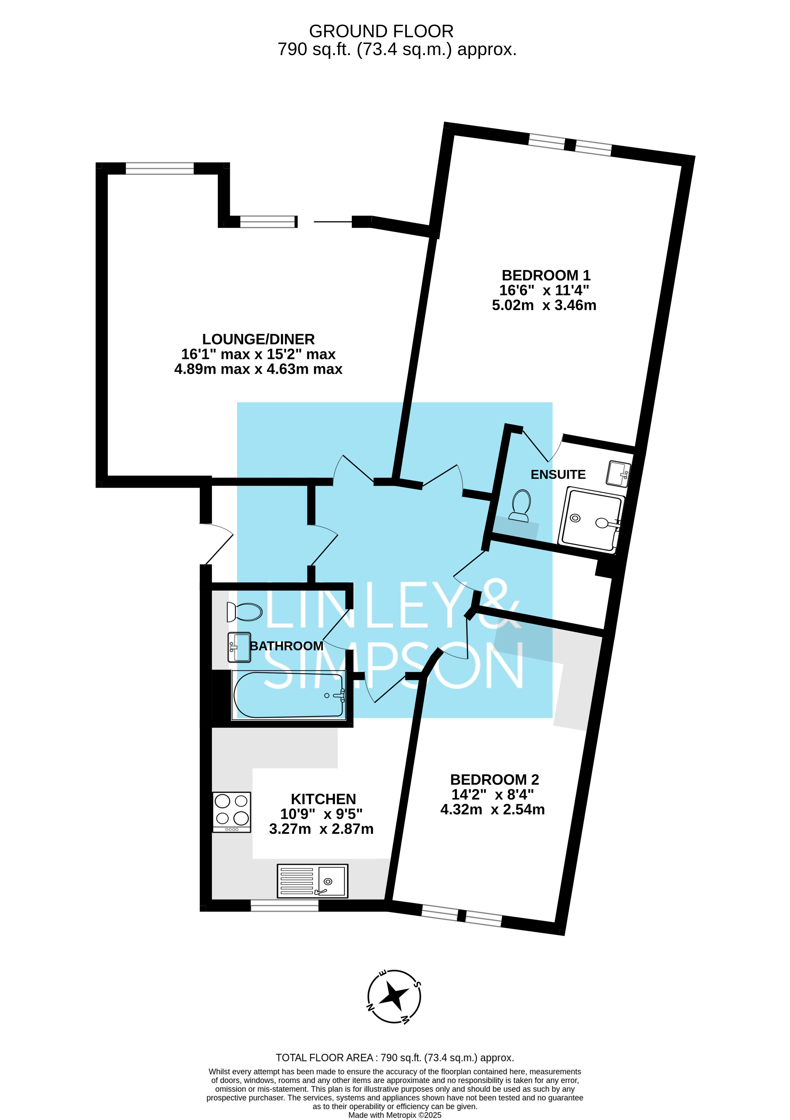6B, Riverside Lodge, York floorplan