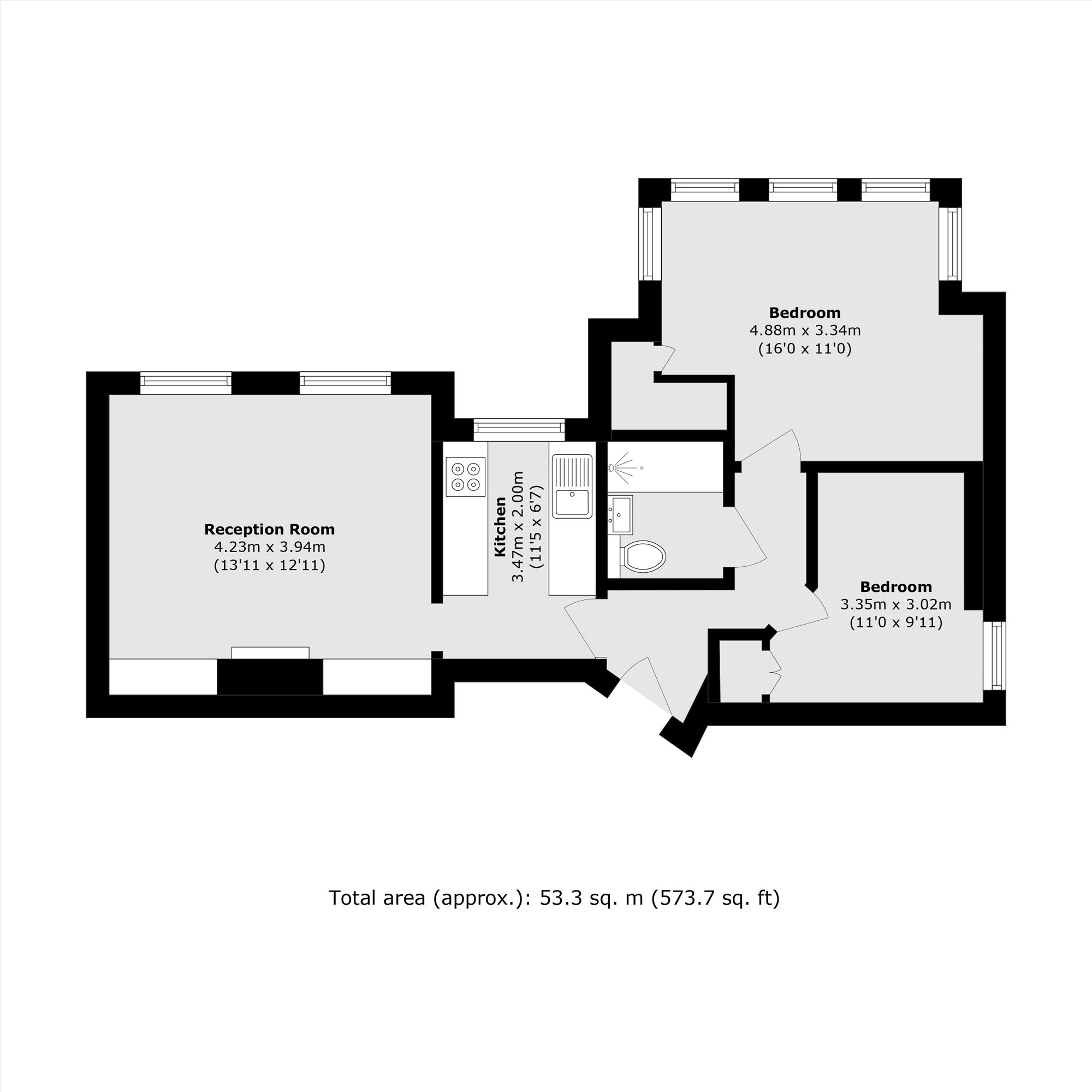 Riverdale Gardens, Twickenham floorplan