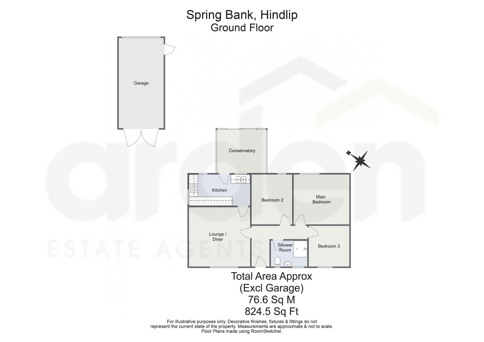 12, Spring Bank, Hindlip, WR3 floorplan