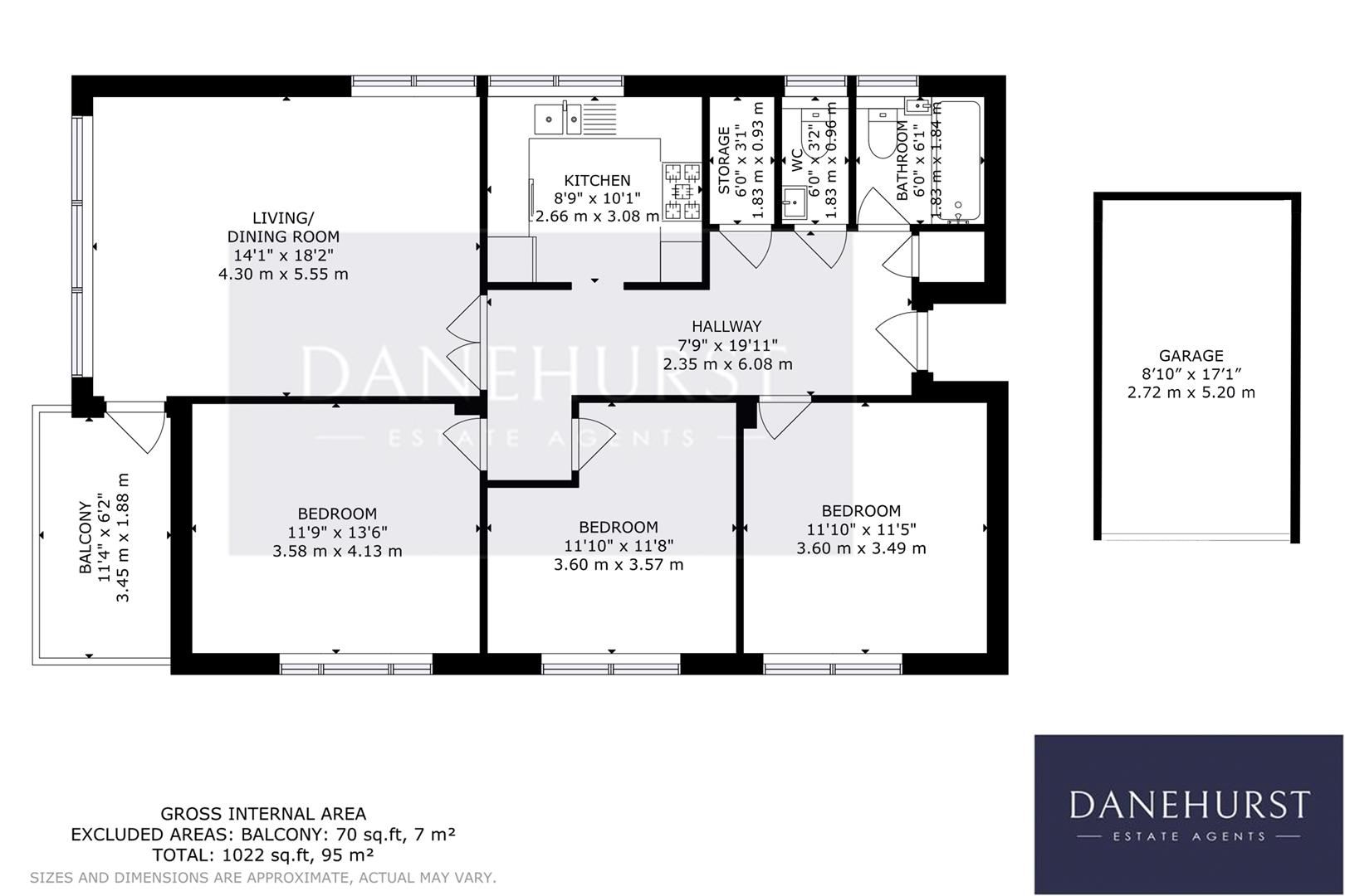 7 The Avenue, Poole floorplan