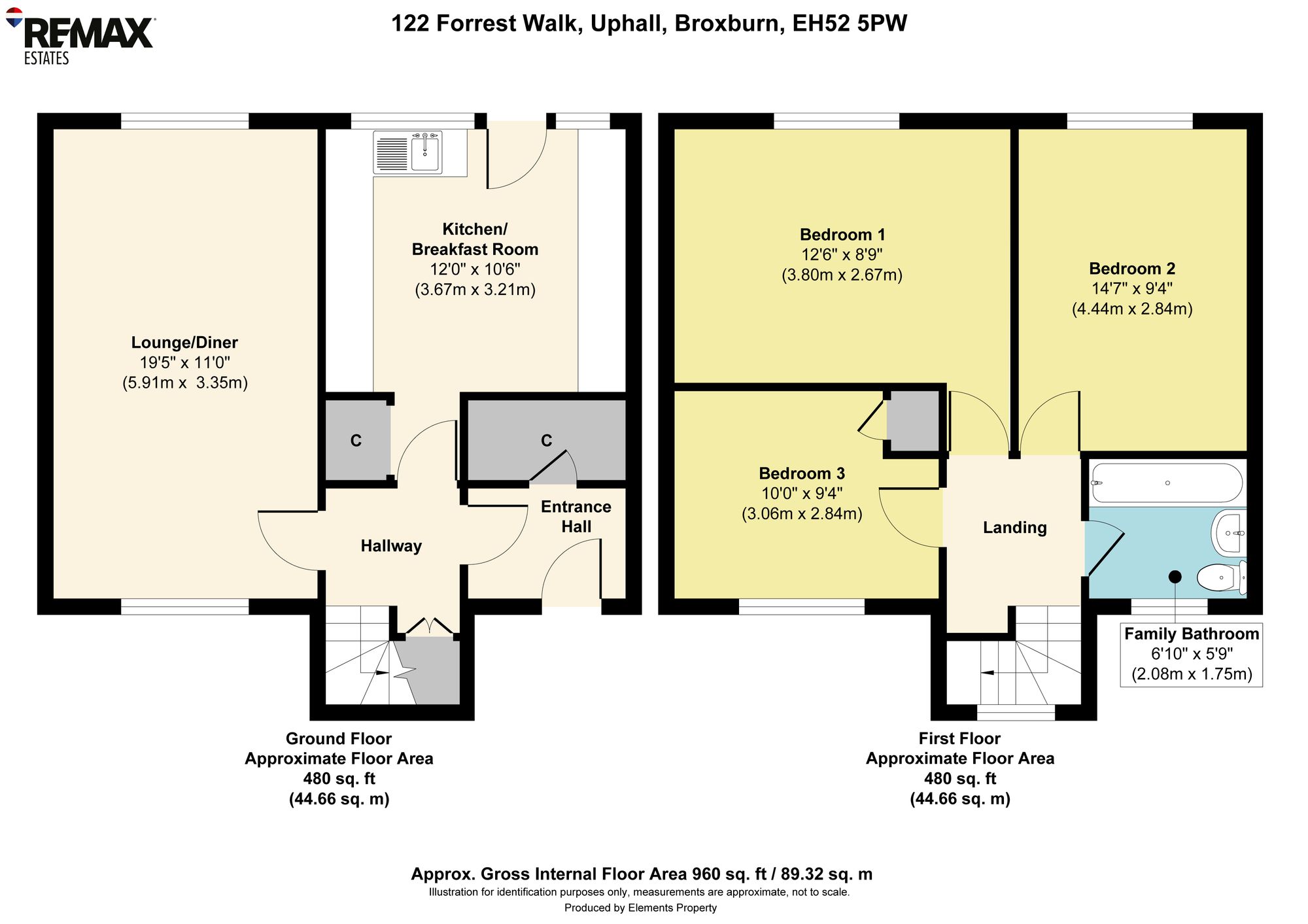 122 Forrest Walk, Broxburn floorplan