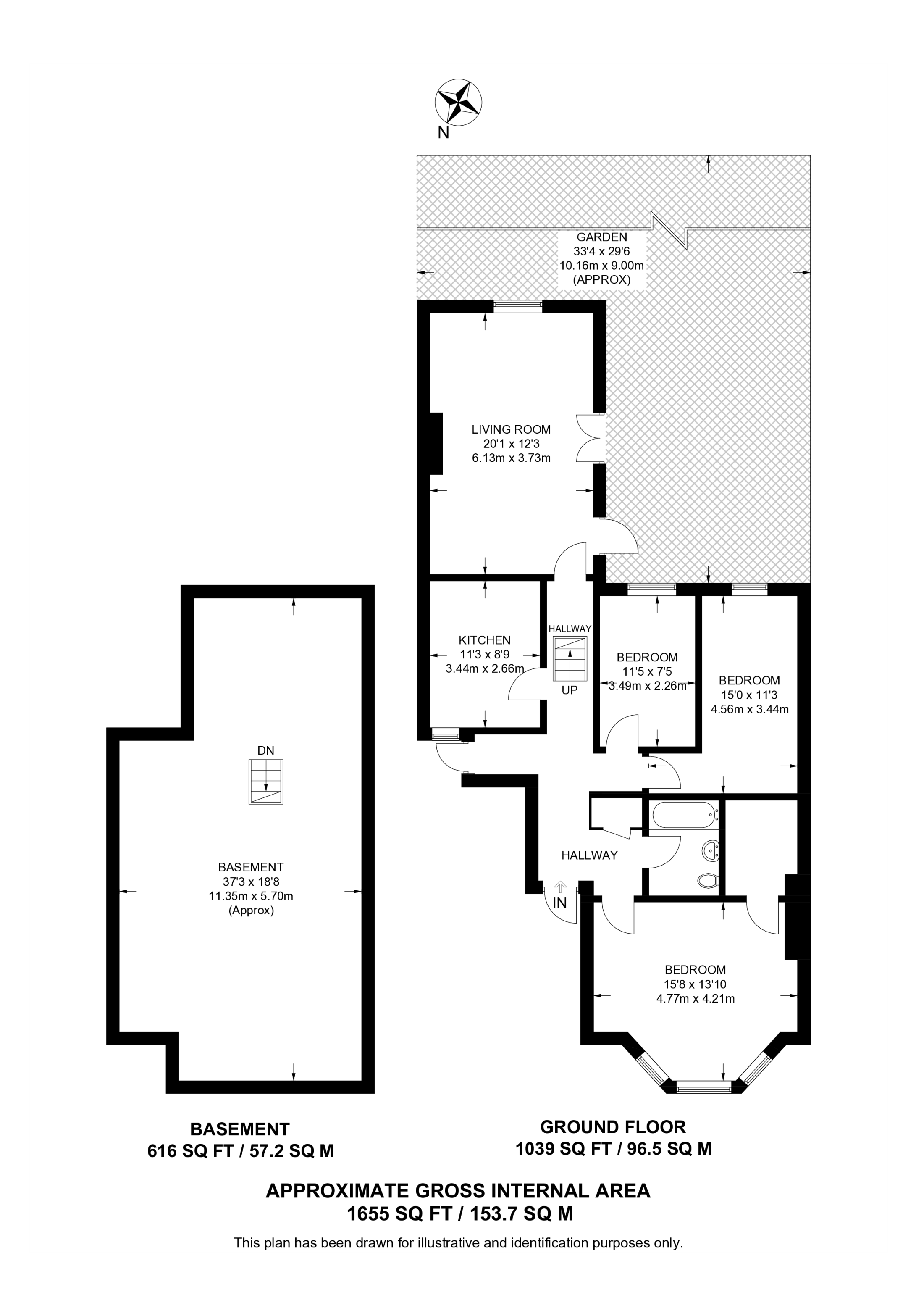 Gloucester Drive, Stoke Newington floorplan