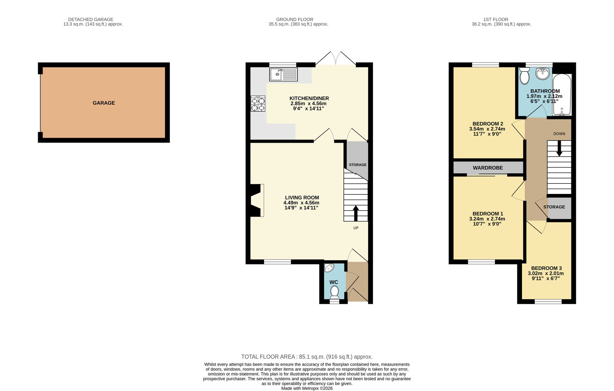 50 Century Way, Chesterfield floorplan