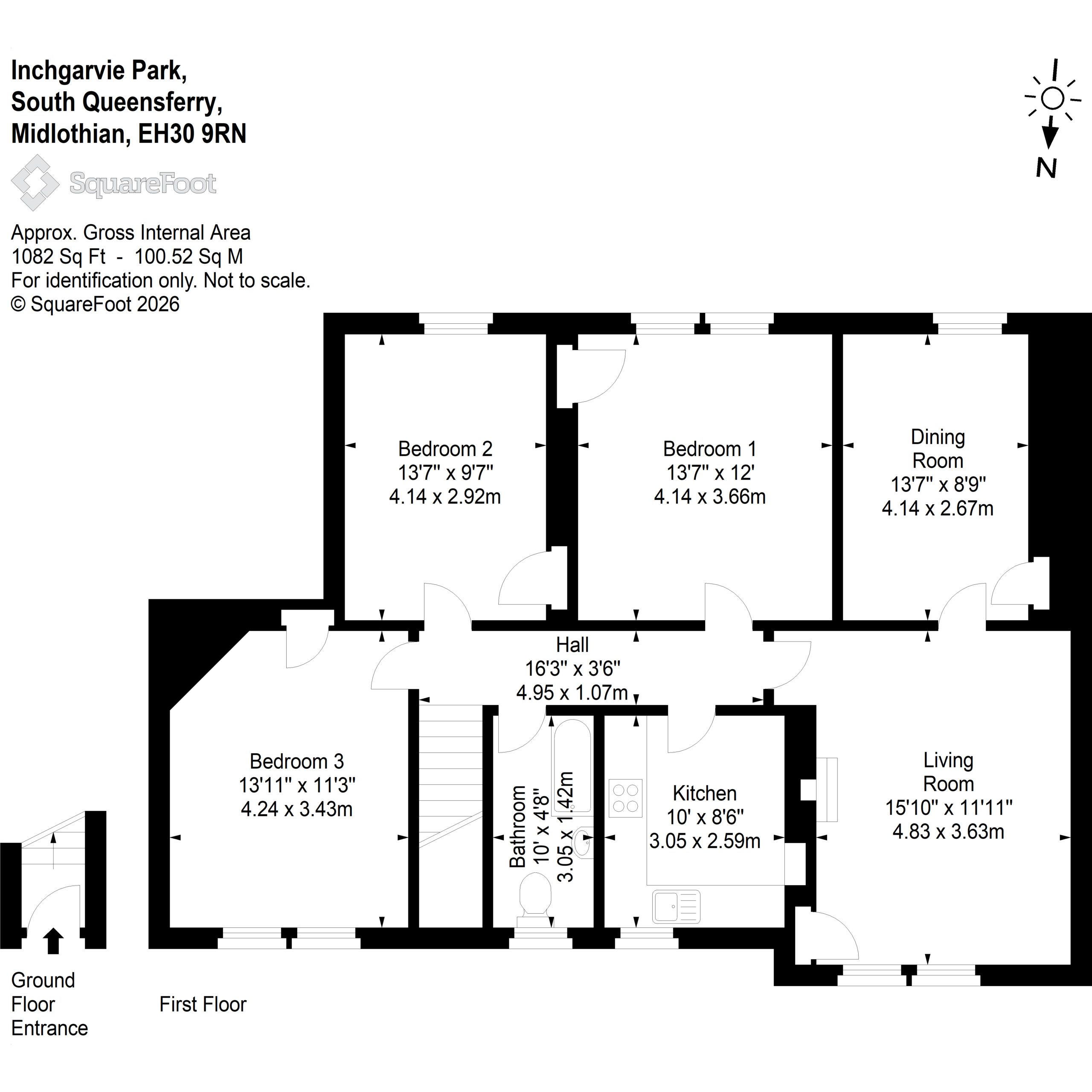 46, Inchgarvie Park, South Queensferry floorplan