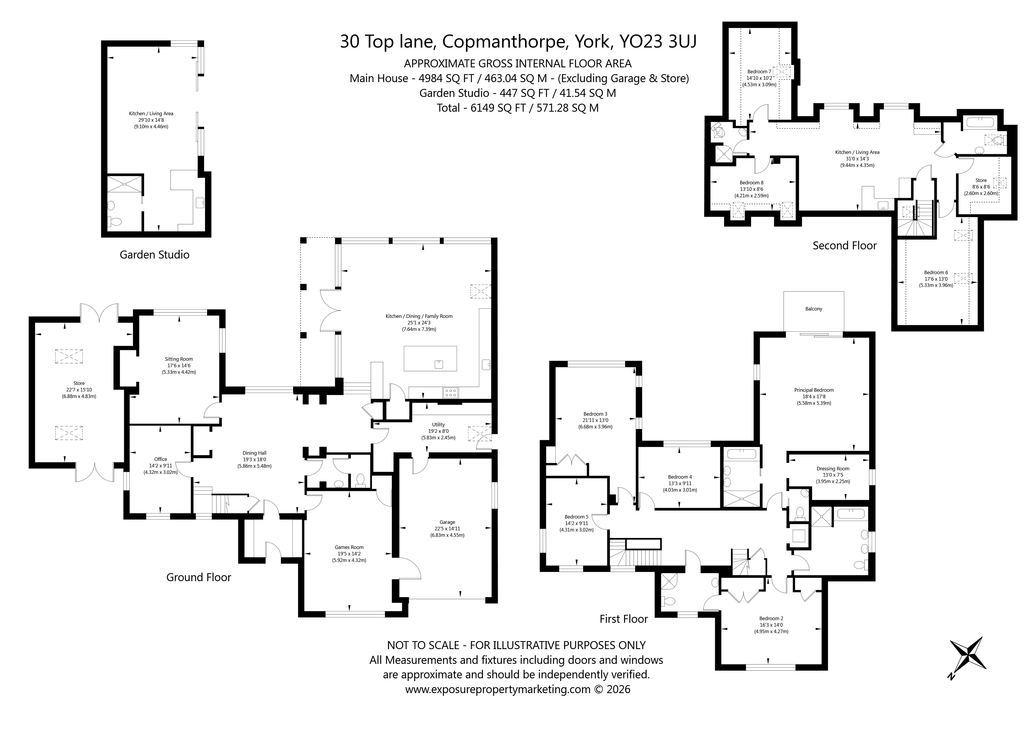 Danesgarth, 30, Top Lane, York floorplan