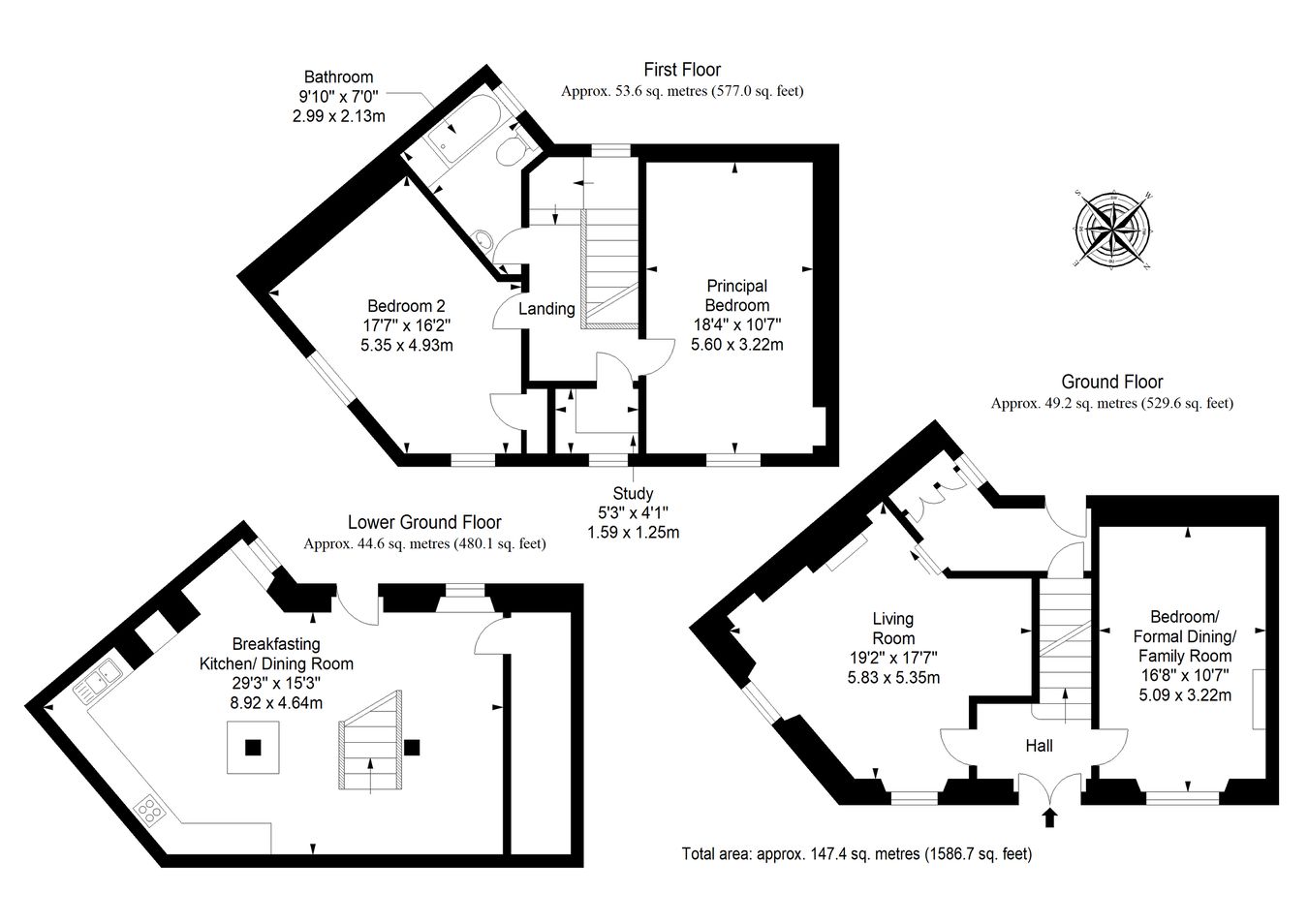 Eidswold, Burrell Square, Crieff floorplan