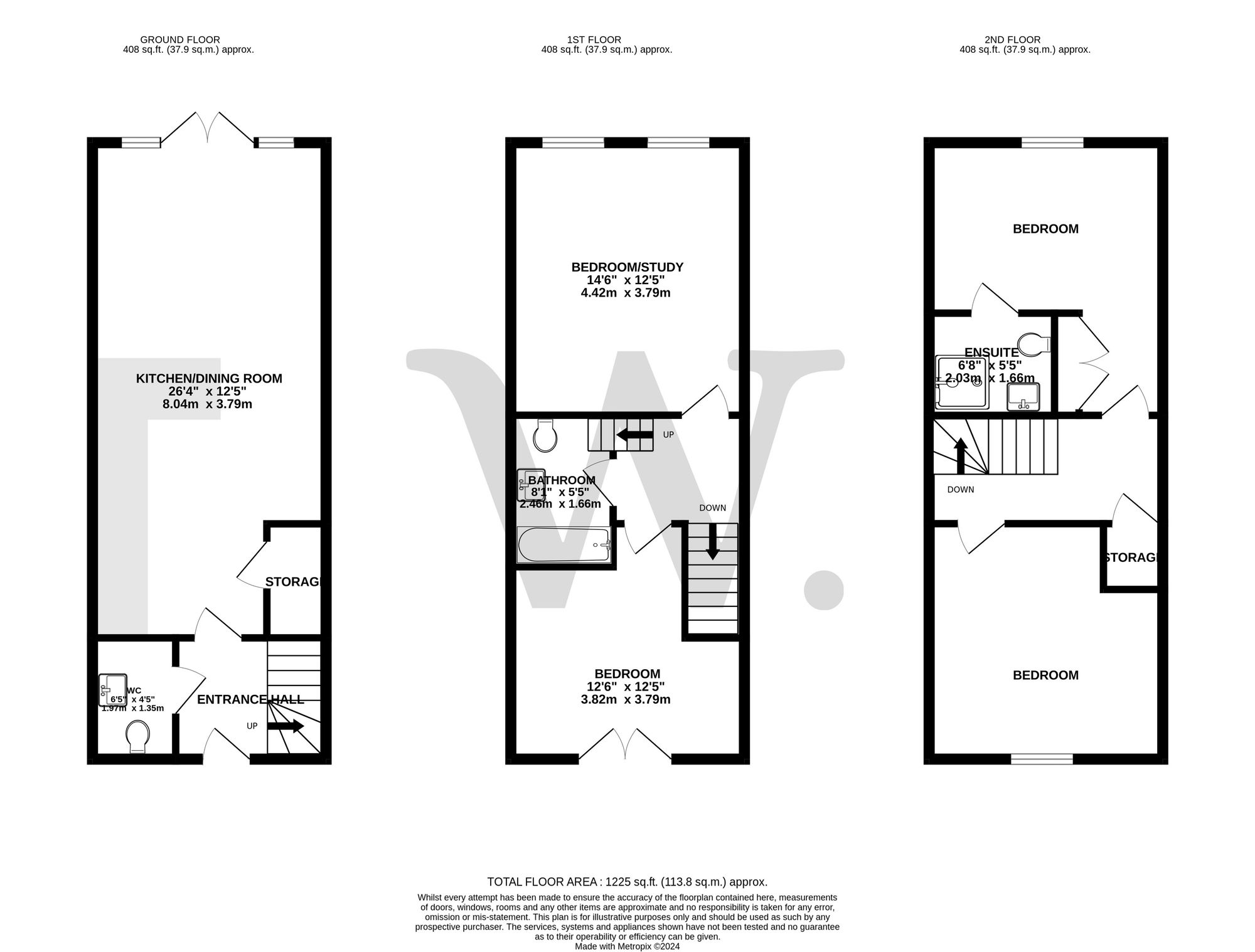 73 Woodpecker Way, Norwich floorplan