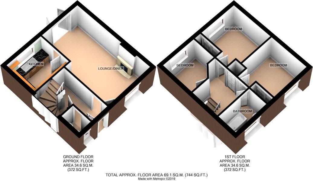 84, Elizabeth Way, Mangotsfield floorplan