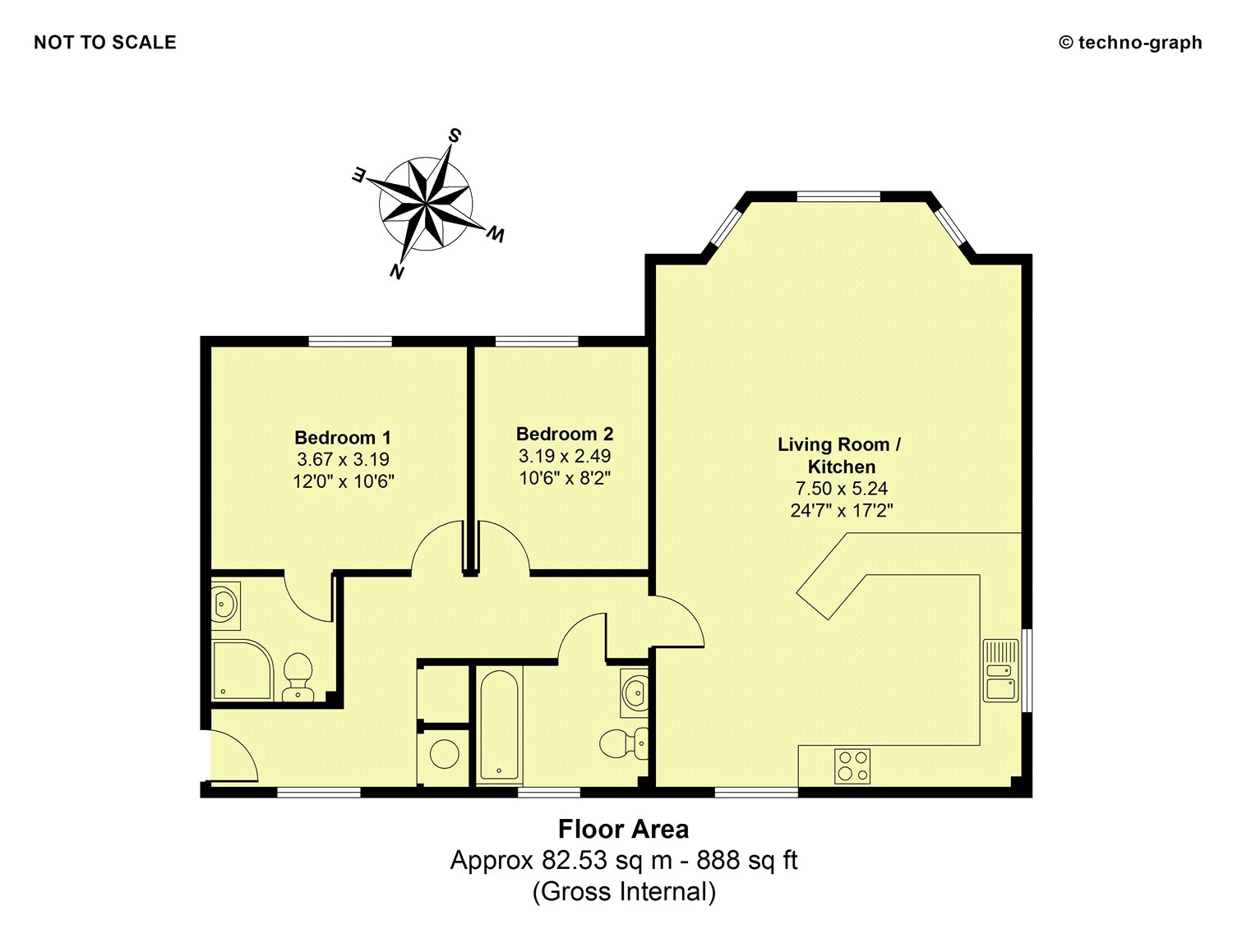 The Wheatsheaf, Henley-on-Thames floorplan