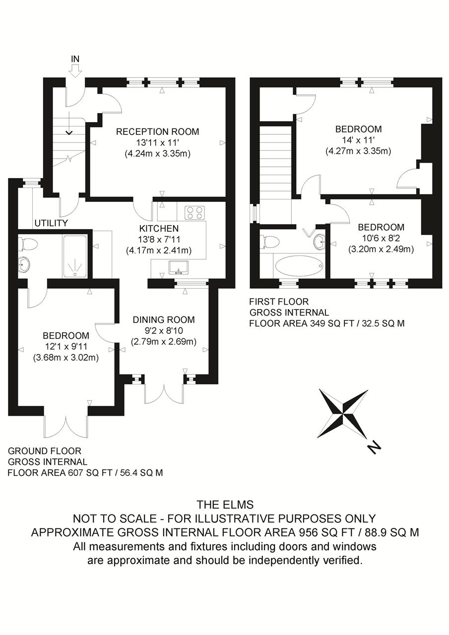 3, The Elms, Hersden floorplan