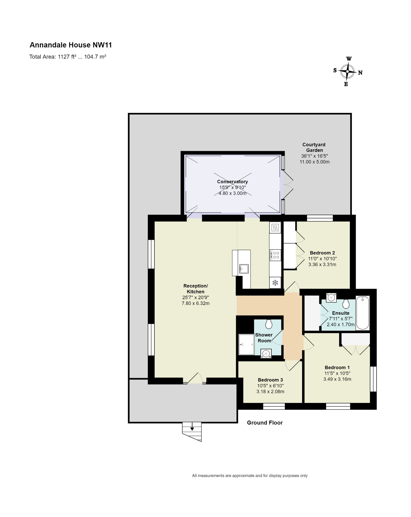 Annandale House, 2 West Heath Avenue, London, Greater London NW11, 3 bedroom flat for sale