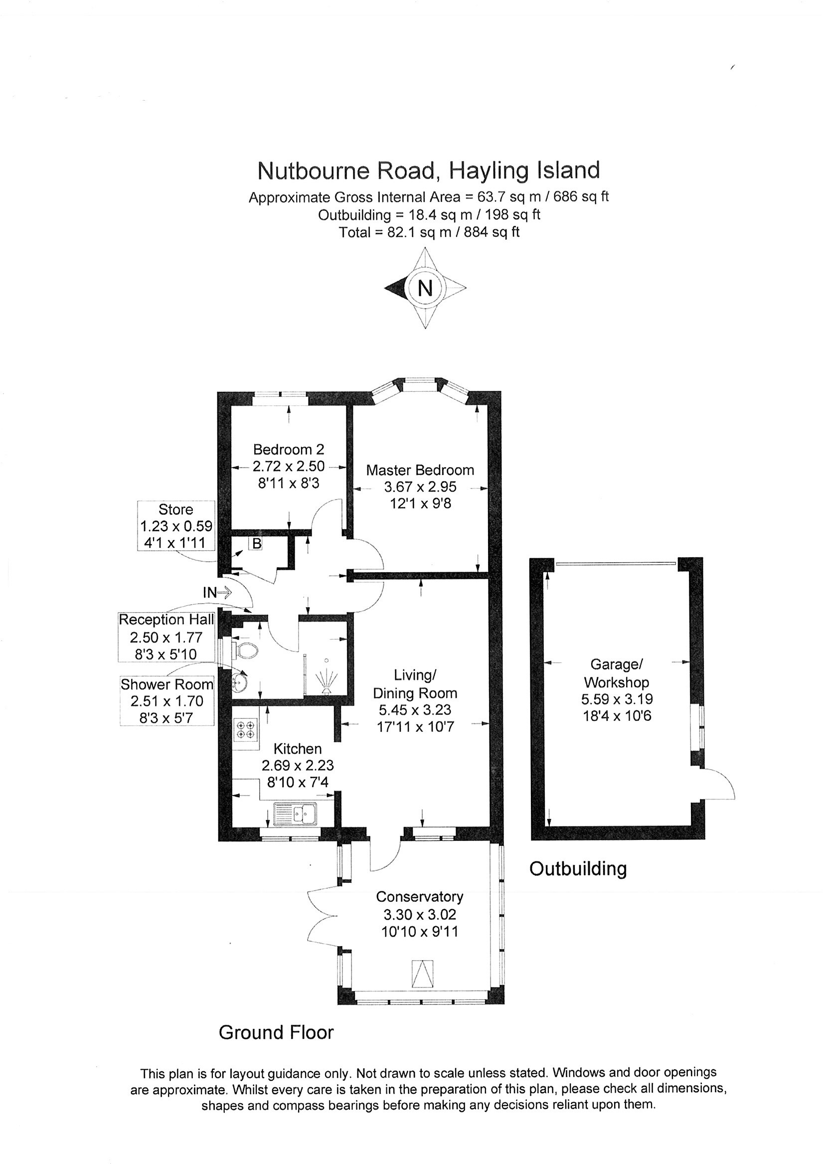 7a, Nutbourne Road, Hayling Island floorplan