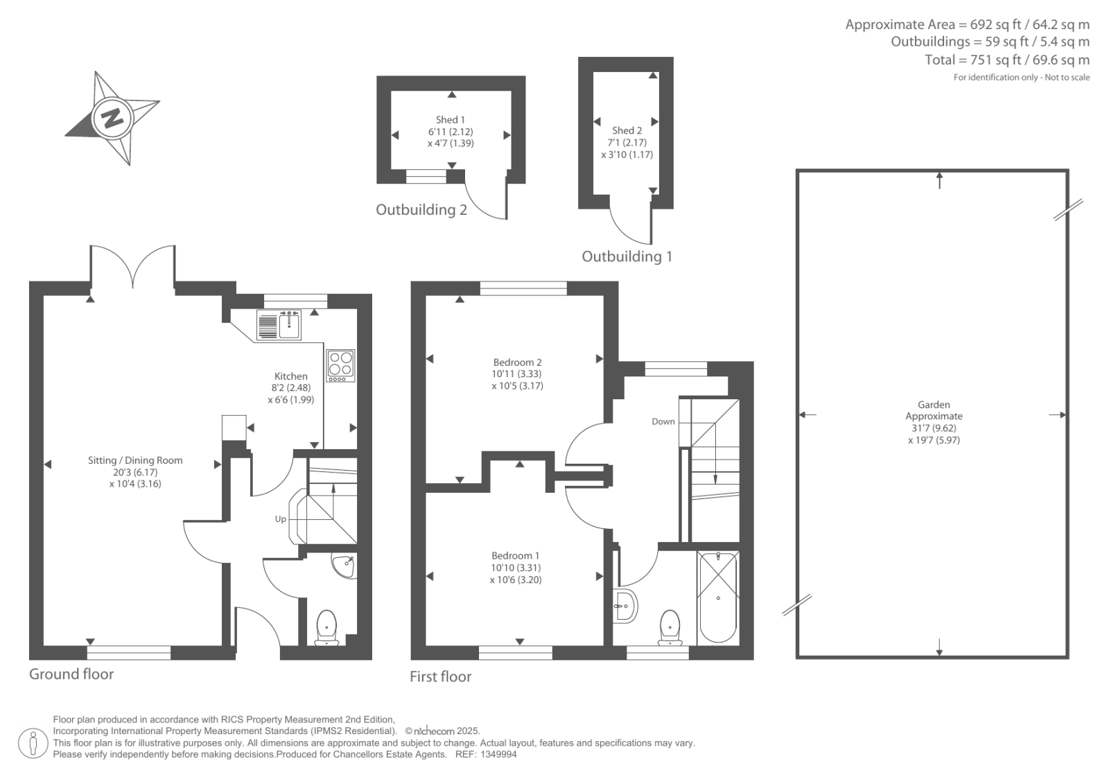 55 HIGH STREET, Milton Village, Abingdon floorplan