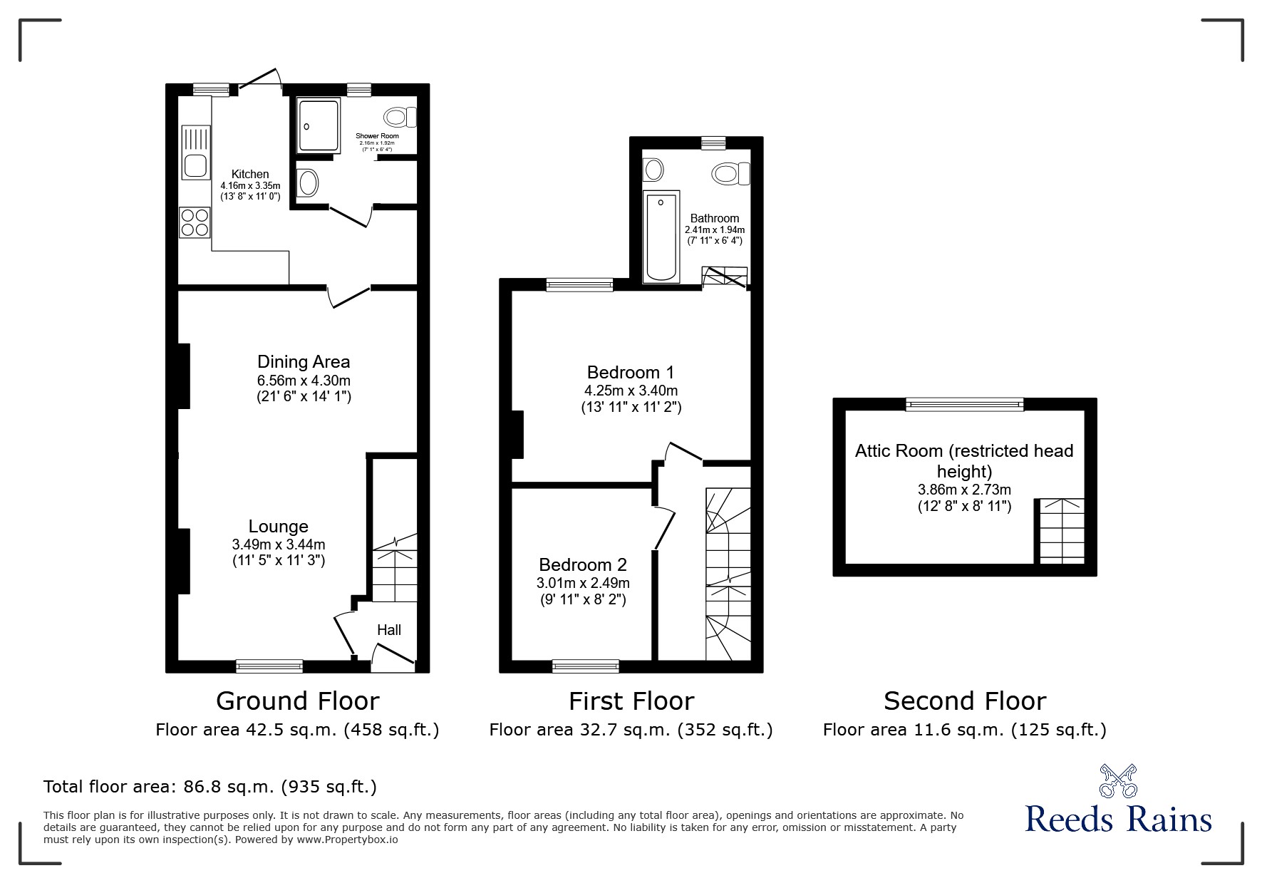8, Meadow Road, North Somerset floorplan