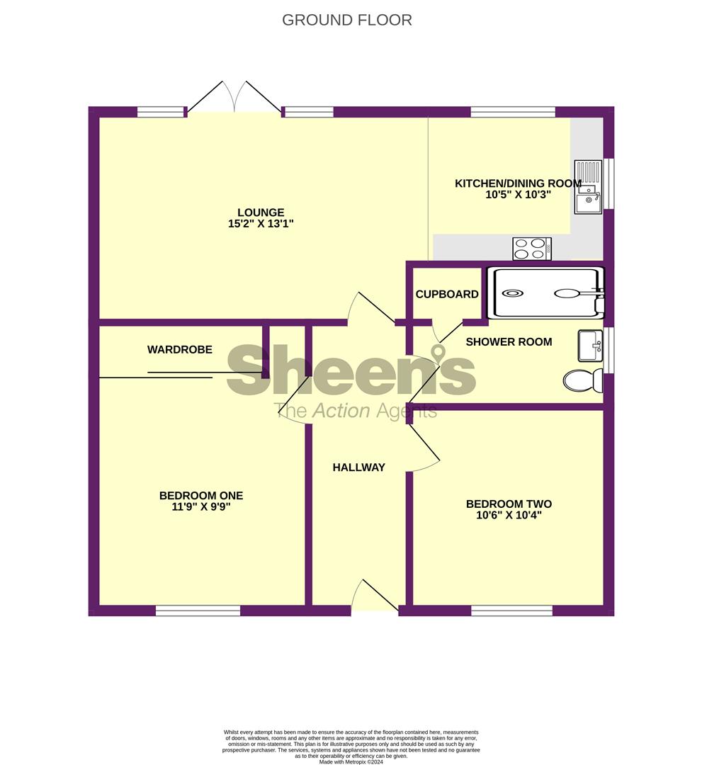12, Millet Road, Kirby Cross floorplan