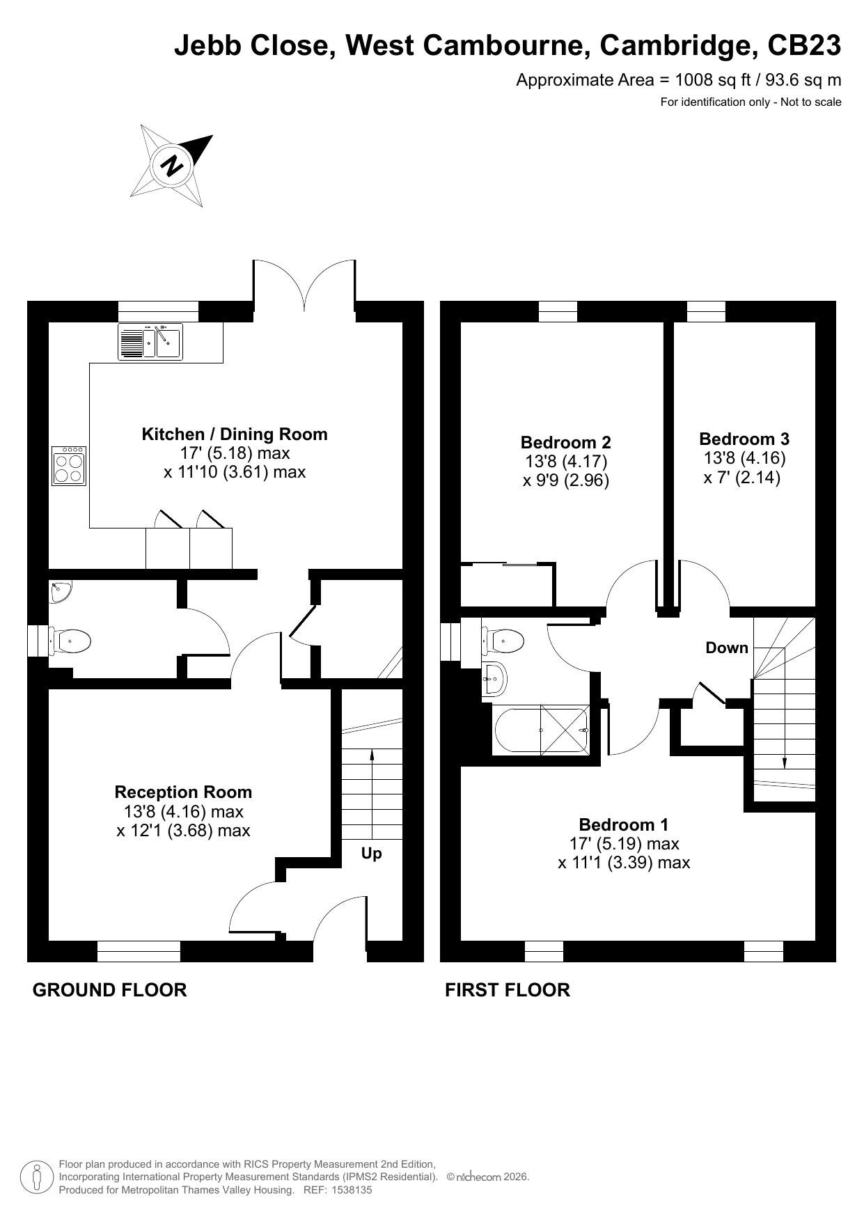 Jebb Close, South Cambridgeshire floorplan