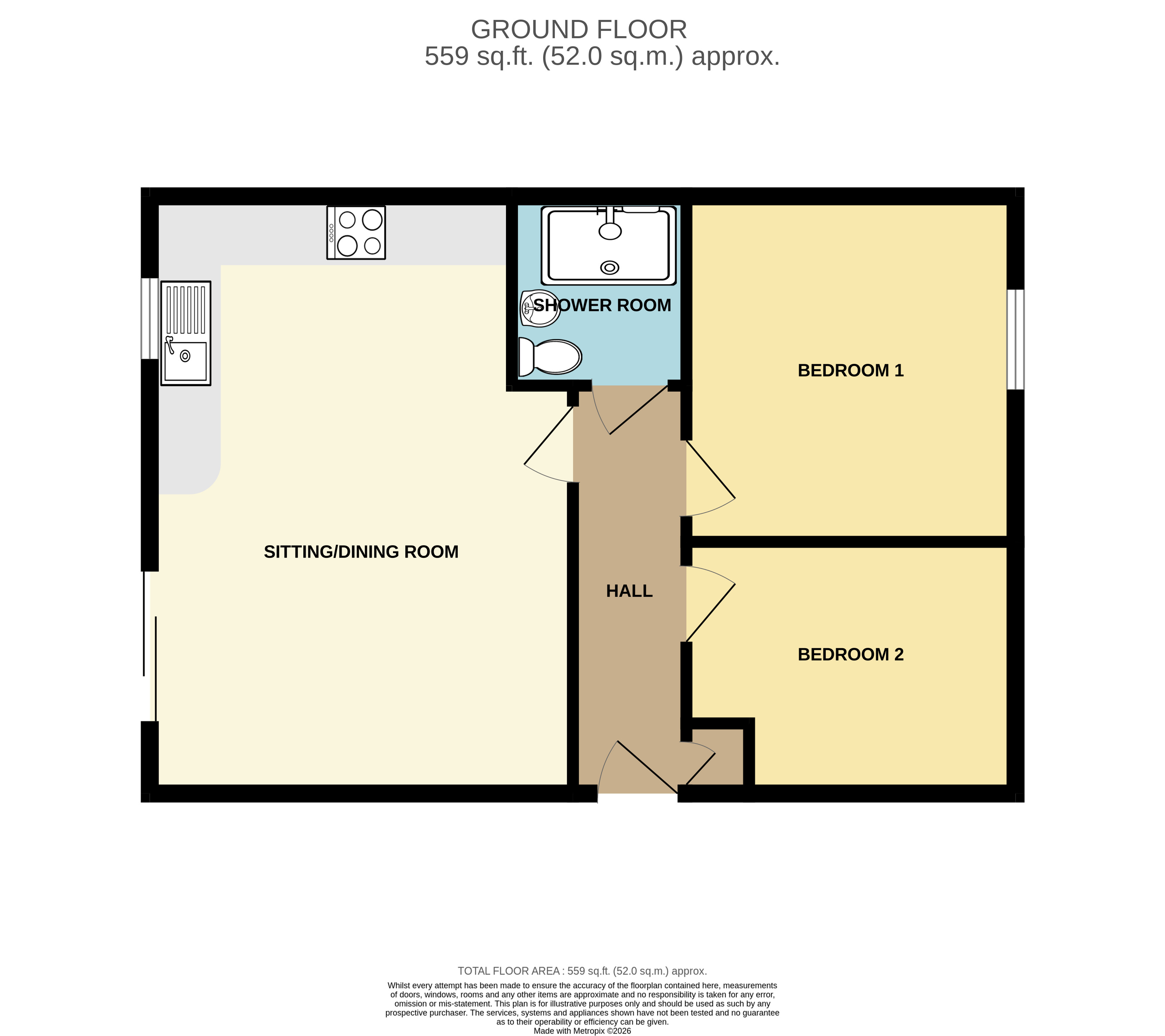 Flat 2, Cwrt Pandora, Pentre Doc Y Gogledd, Llanelli floorplan