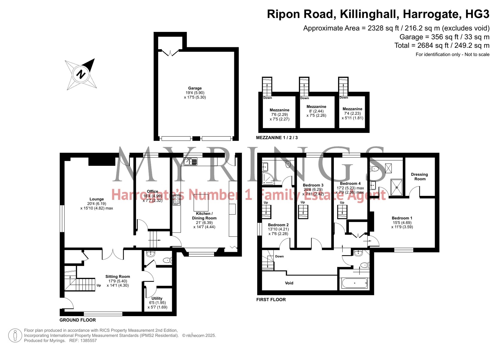 Low Hall Coach House Ripon Road, Harrogate floorplan